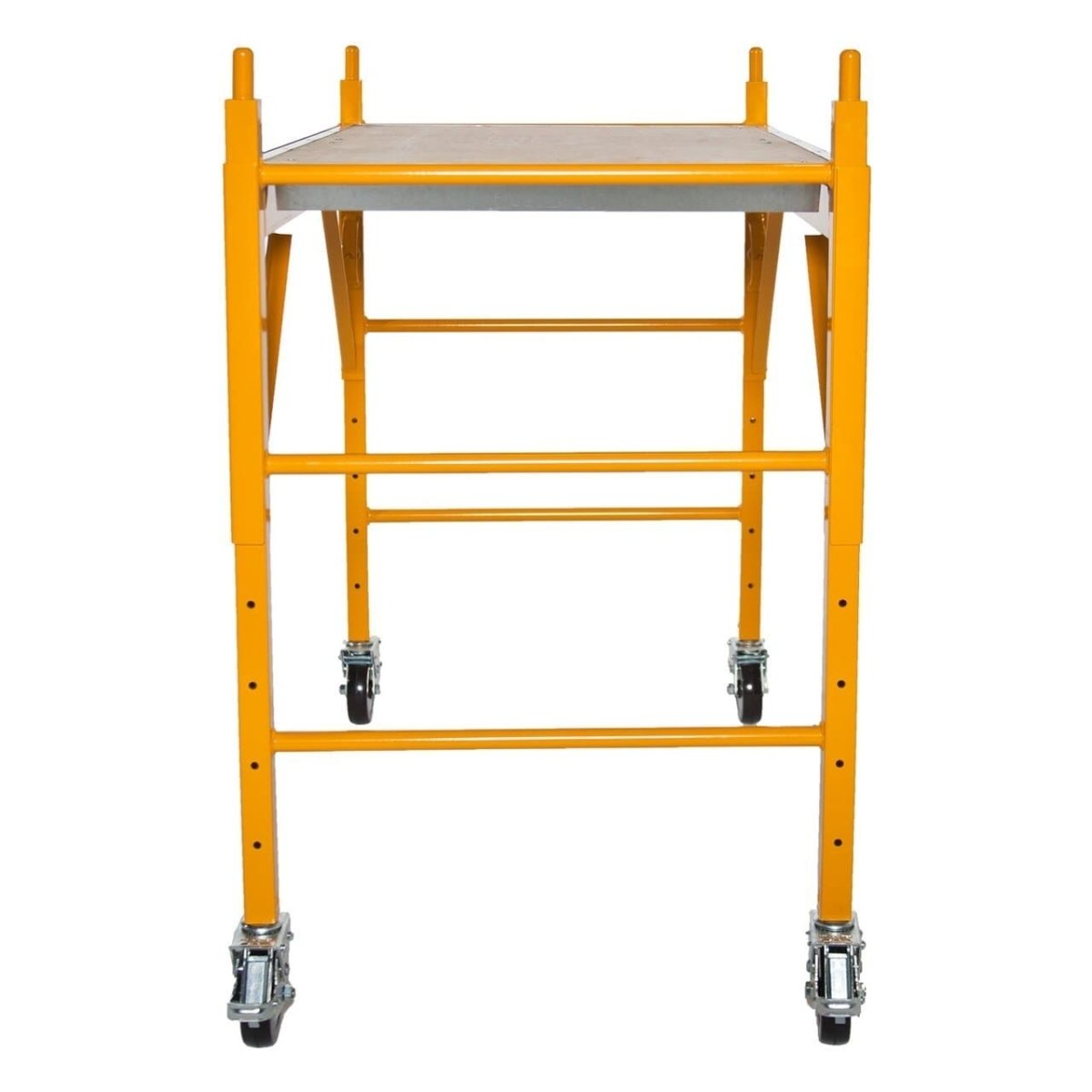 440 Elite Scaffolding - Heavy Duty Aluminum Scaffold Platform for Construction, Painting & Home Repair | Portable & Adjustable Work Platform for Indoor & Outdoor Use