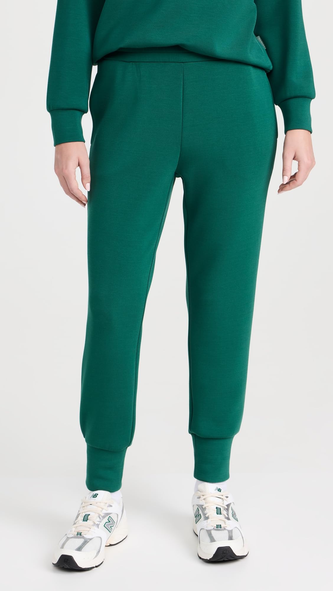 Varley Women's Slim Cuff Pants - High Waisted Tapered Yoga Pants for Workout & Lounge - Size 25 - Perfect for Yoga, Running & Casual Wear