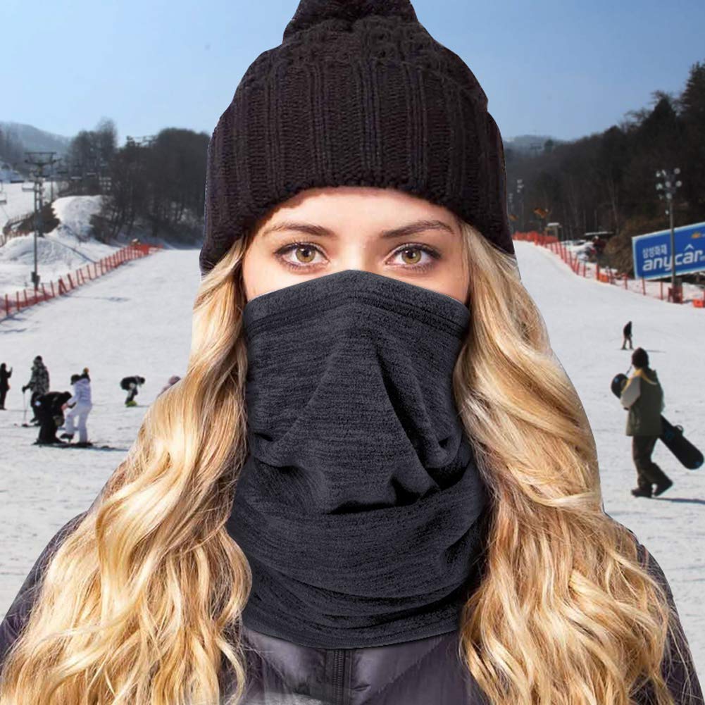 Winter Thermal Neck Warmer & Face Scarf - Cold Weather Balaclava for Skiing, Snowboarding & Outdoor Activities