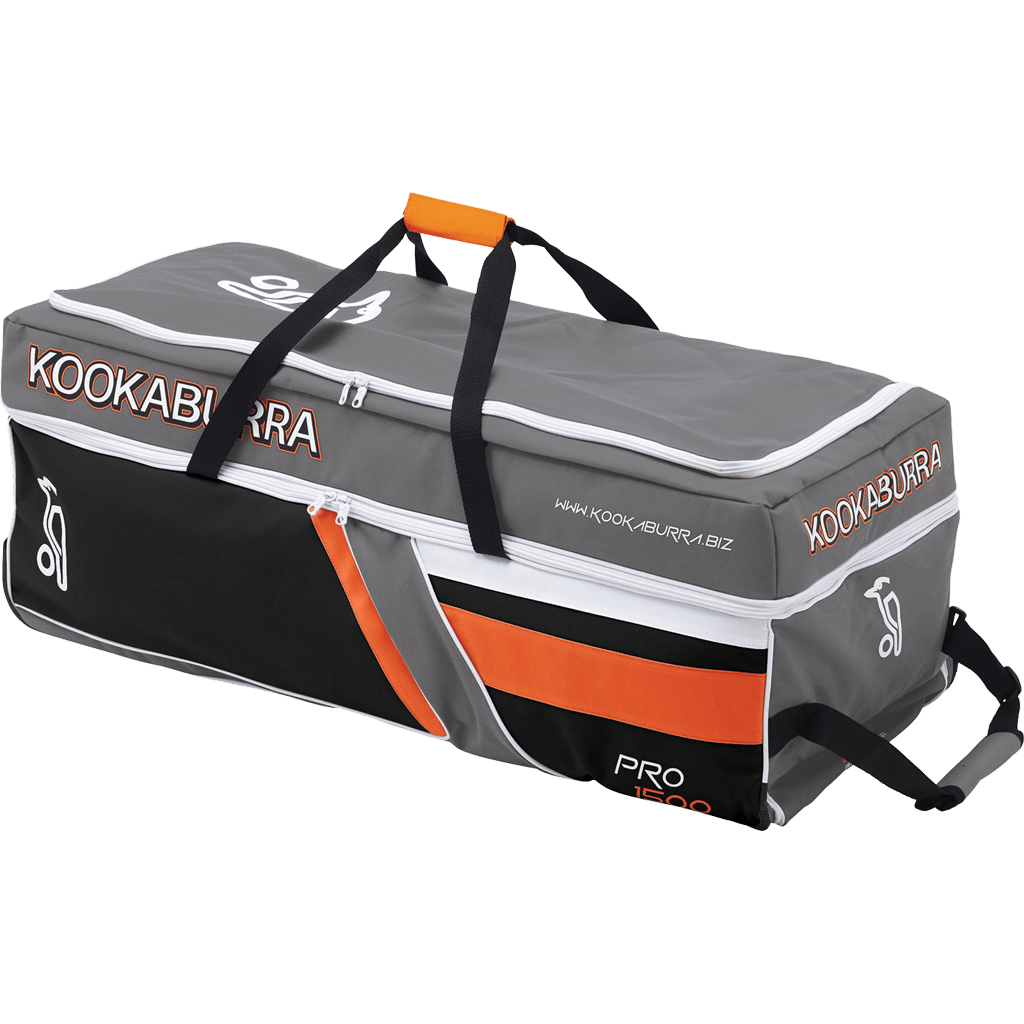 Kookaburra Pro 1500 Black/Cobalt Cricket Kit Bag - Premium Cricket Equipment Storage for Players & Teams - Perfect for Matches, Practice & Travel