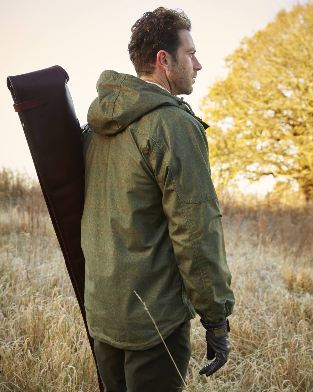 Alan Paine Didsmere Men's Technical Tweed Shooting Smock Jacket - Waterproof Hunting Coat for Outdoor Shooting & Countryside Activities