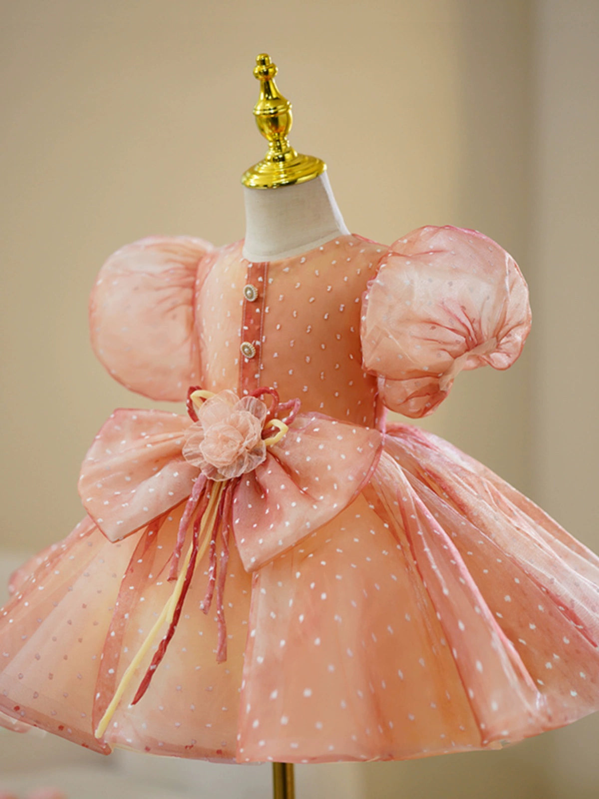 Adorable Baby Girl Puffy Fairy Tale Princess Dress for Toddler Birthday Party | Elegant Party Gown for Special Occasions & Photo Shoots