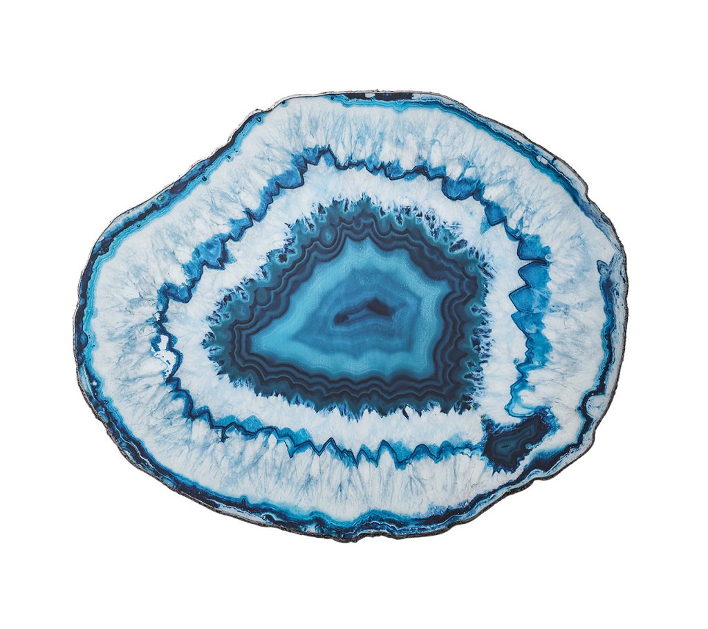 Blue Marine-Themed Placemat Set of 4 - Waterproof Non-Slip Table Mats for Dining Room, Kitchen, or Outdoor Picnic Use