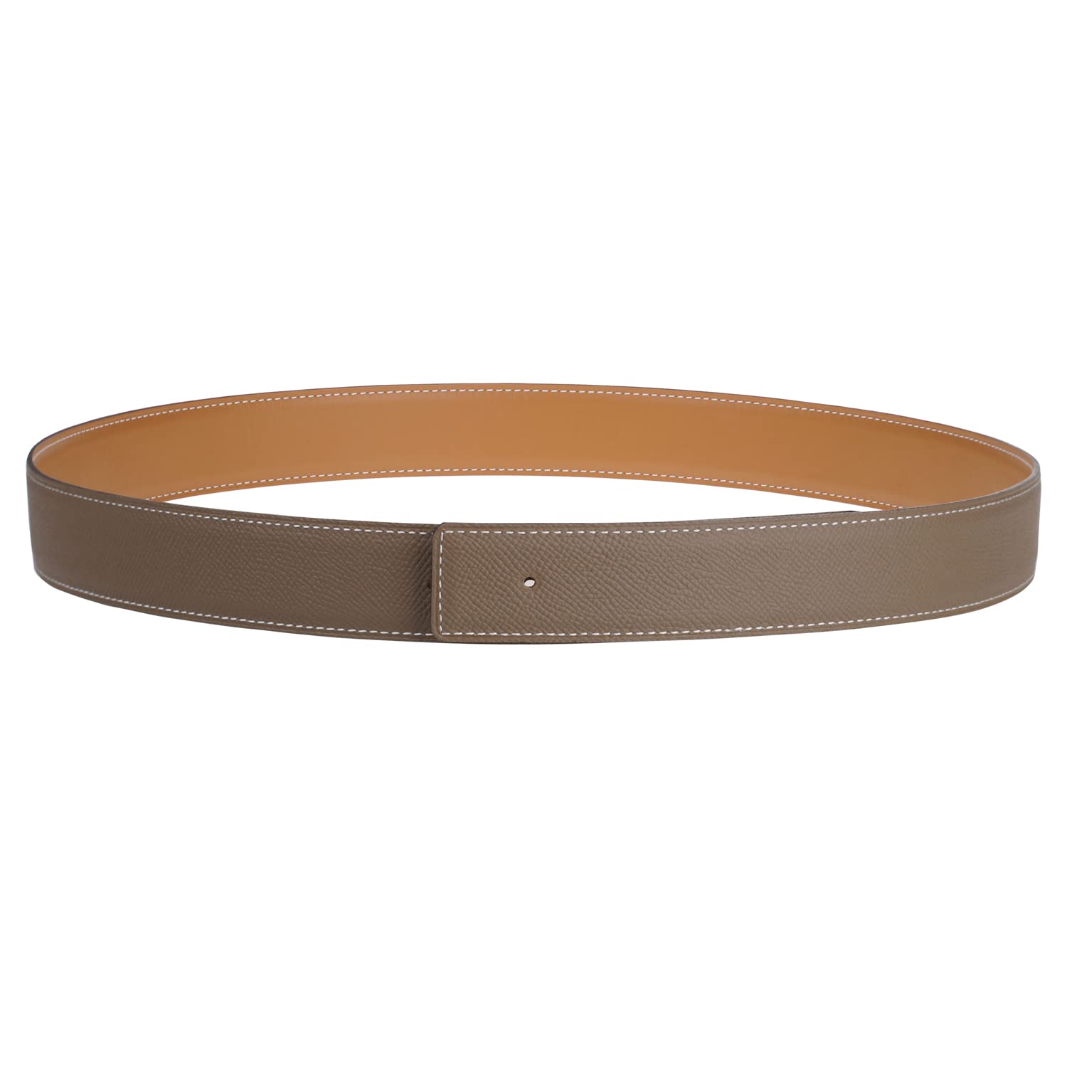 Premium Full Grain Cow Leather Belt Strap - 32mm Wide, No Buckle, Durable Replacement for Men & Women | Ideal for Casual, Business & Formal Wear
