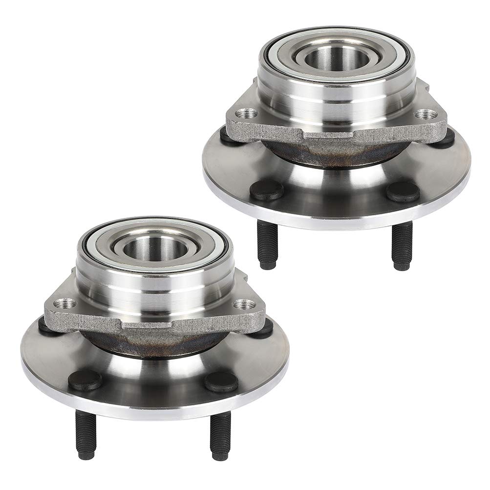 Dodge Ram 1500 Front Wheel Hub Assembly Kit (2 PCS) - Replaces 515038, Fits 2000-2001 Models, 5-Lug Non-ABS Wheel Bearing & Axle Hub - Perfect for Off-Roading & Heavy-Duty Towing