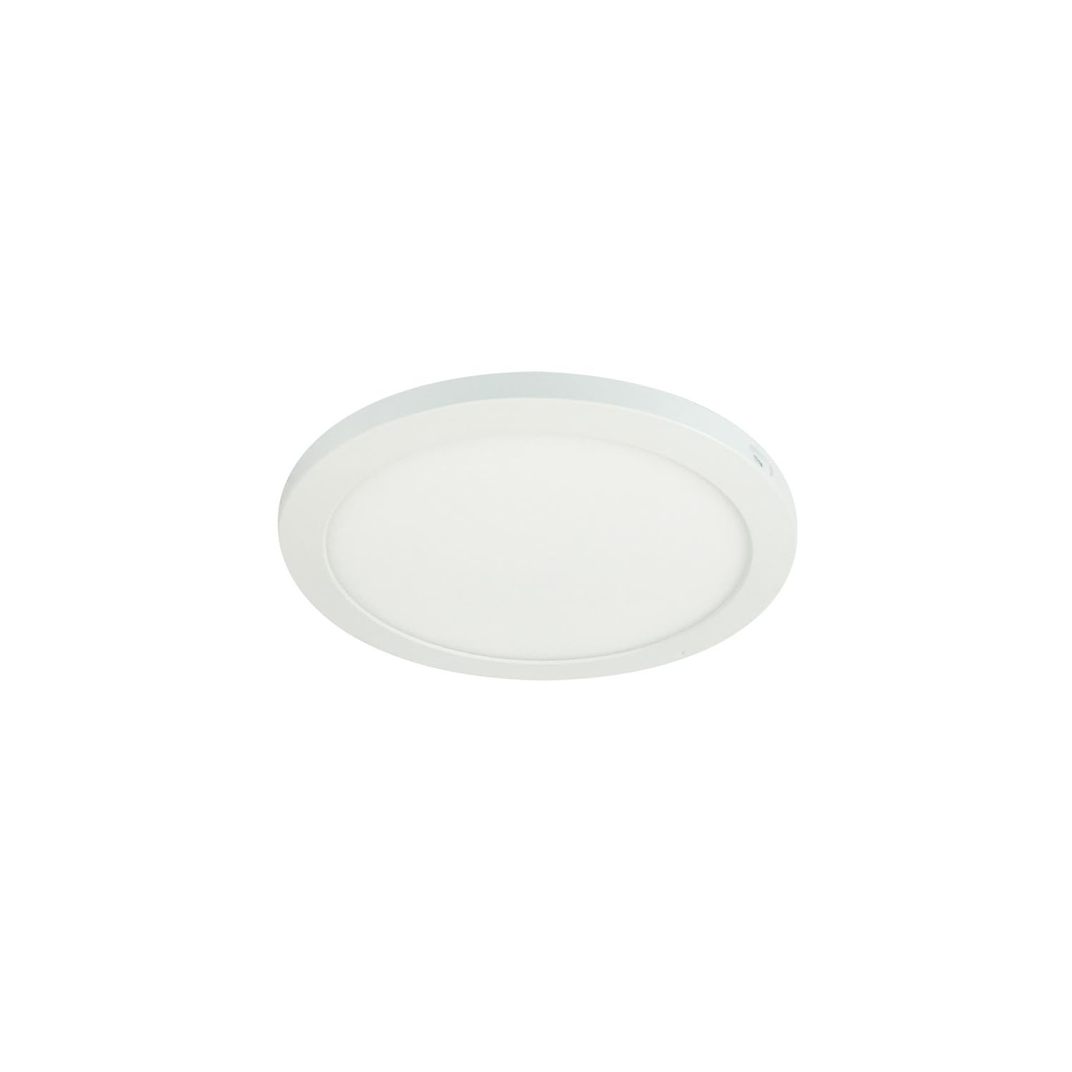 Nora Lighting NELOCAC-8RP930W ELO+ LED 9 Inch White Surface Mount Ceiling Light - Energy Efficient LED Fixture for Bedroom, Kitchen & Living Room Lighting