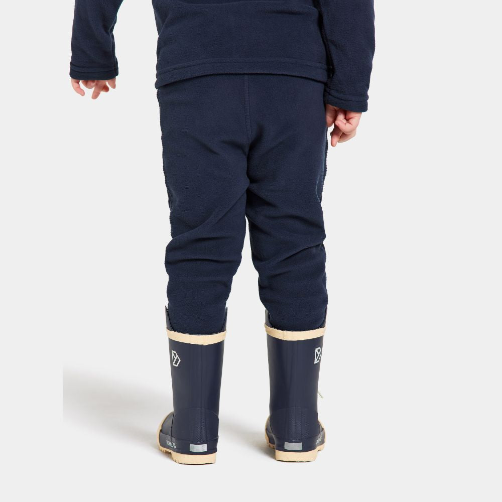 Didriksons Monte 10 Fleece Pants for Men & Women - Soft Winter Thermal Lined Trousers in Navy Blue - Perfect for Hiking, Camping & Outdoor Activities
