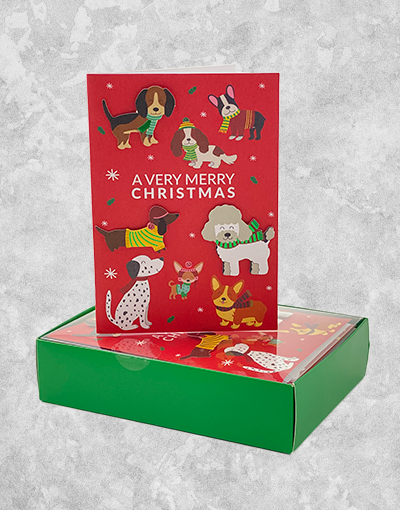 15-Pack Christmas Dog Greeting Cards - Festive Holiday Cards for Pet Lovers, Perfect for Sending Holiday Wishes to Family & Friends | Ideal for Christmas Gifts, Party Invitations & Seasonal Decorations