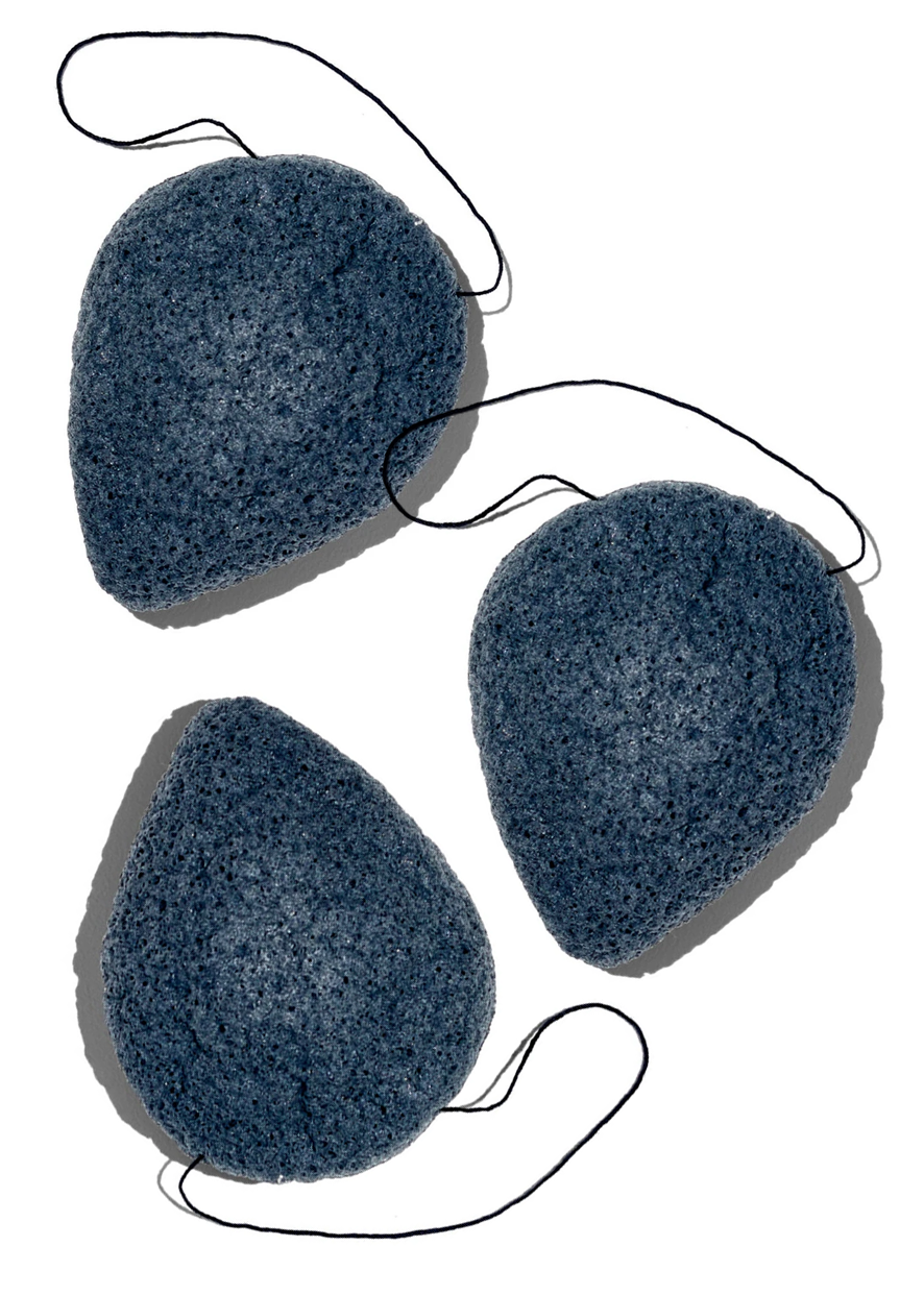 California Kids® Konjac Facial Sponge - 100% Natural & Gentle Exfoliating for Sensitive Skin (3 Pack) | Perfect for Daily Cleansing, Makeup Removal & Baby Care