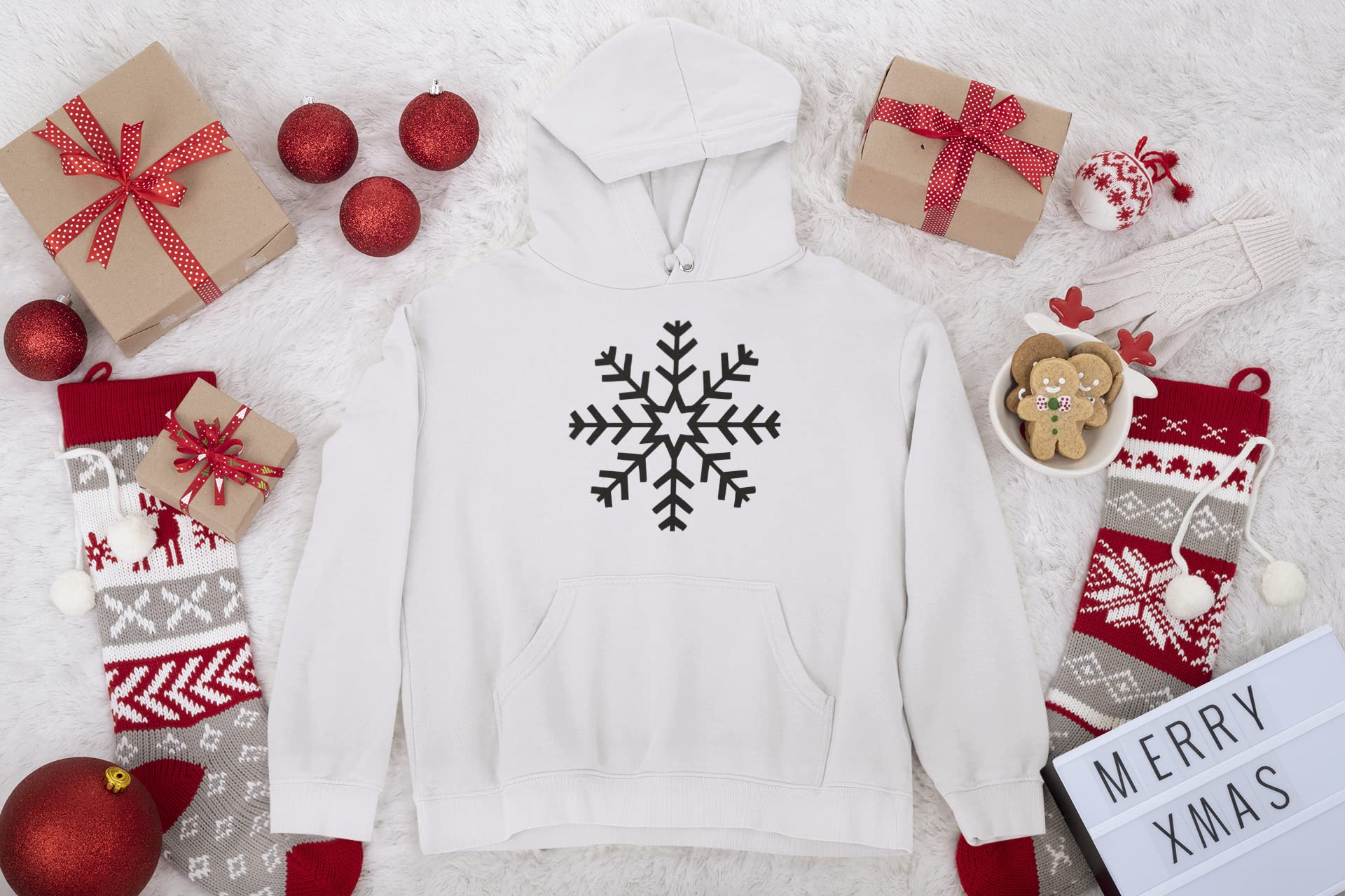 Snowflake Iron On Decal - DIY Winter Crafts Vinyl Transfer Patch for Clothing, Hats, Bags - Quick 5 Minute Application (Green Grass Glitter) - Perfect for Holiday Gifts, Christmas Decor & Winter Apparel Customization