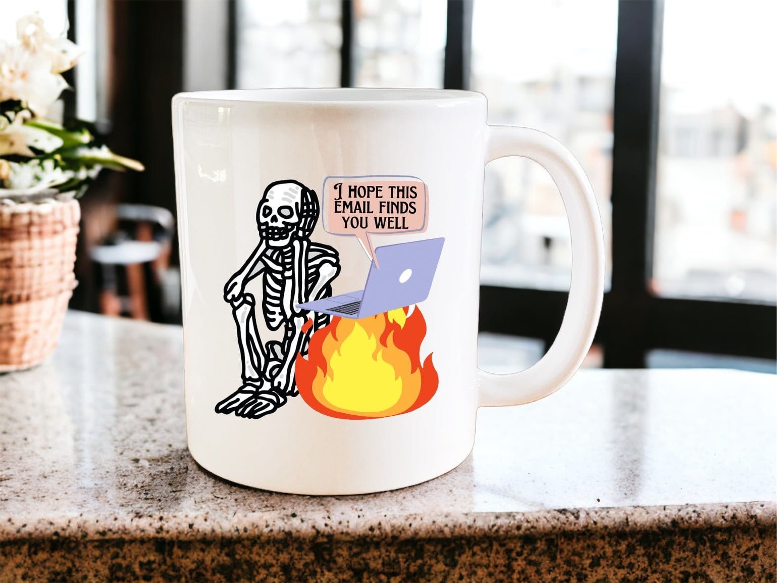 Funny Coffee Mug - I Hope This Email Finds You Well - Perfect for Office Humor & Gifts - Great for Tea, Coffee & Hot Drinks at Work or Home