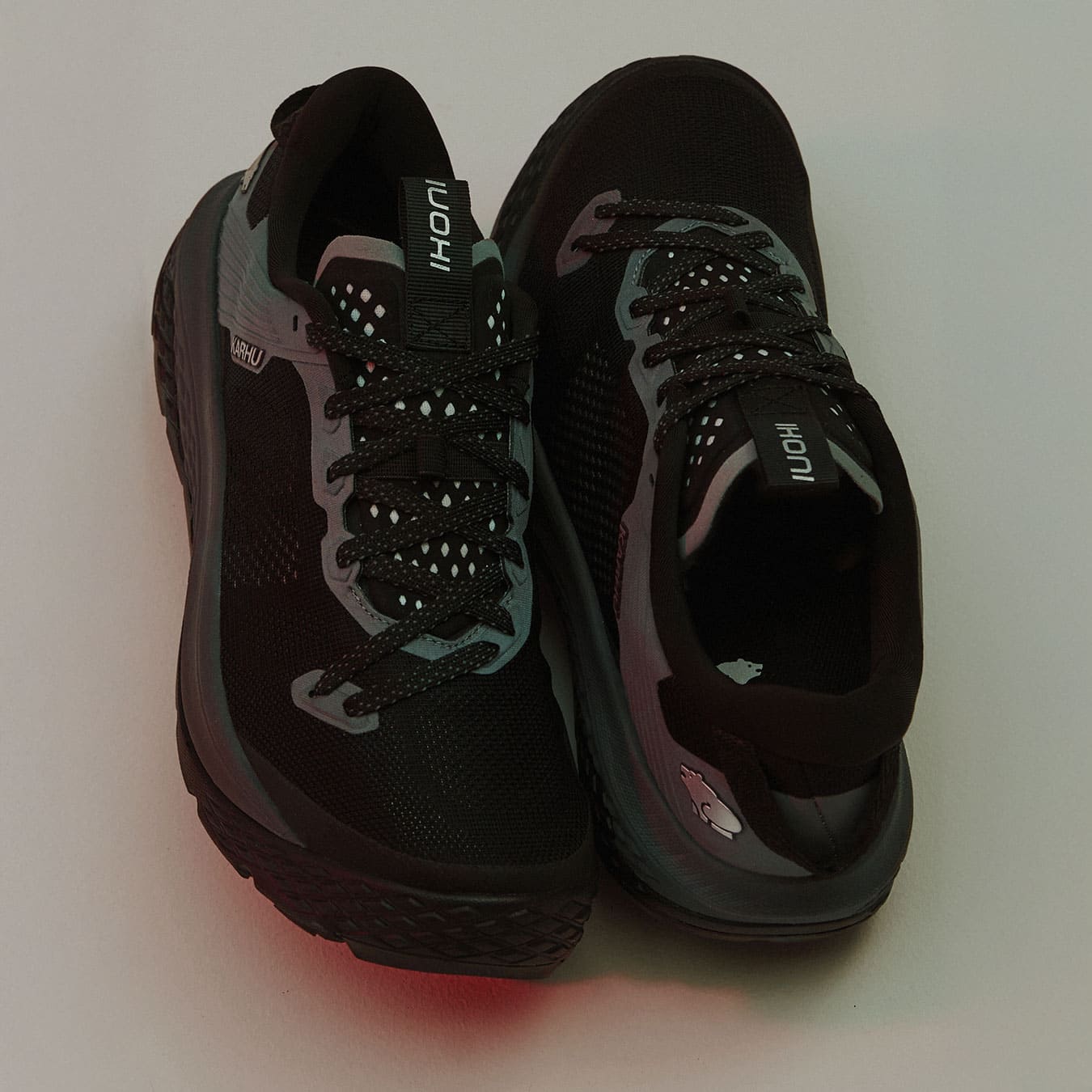 Men's IKONI Trail Running Shoes - Black / Black | Lightweight & Durable for Hiking, Jogging & Outdoor Adventures