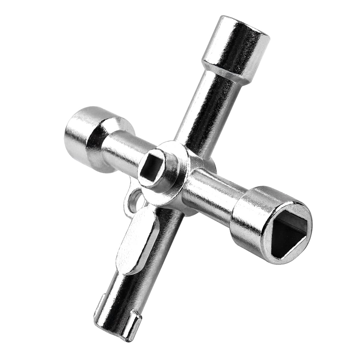 4-Way Utility Key for Electrical Cabinets, Gas Meters & Valves
