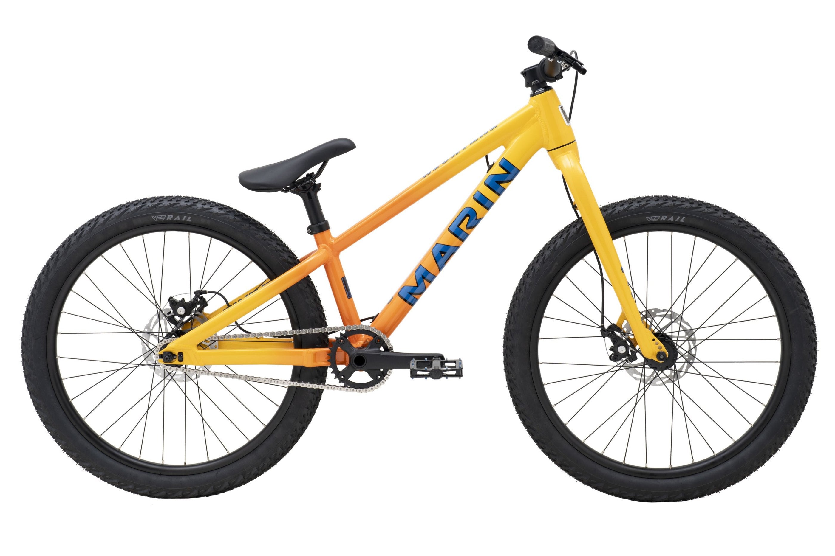 Marin Alcatraz 24 Kids Dirt Jump Bike - Lightweight Aluminum Frame BMX Style Bicycle for Boys & Girls - Perfect for Off-Road Trails, Jumps & Stunt Riding