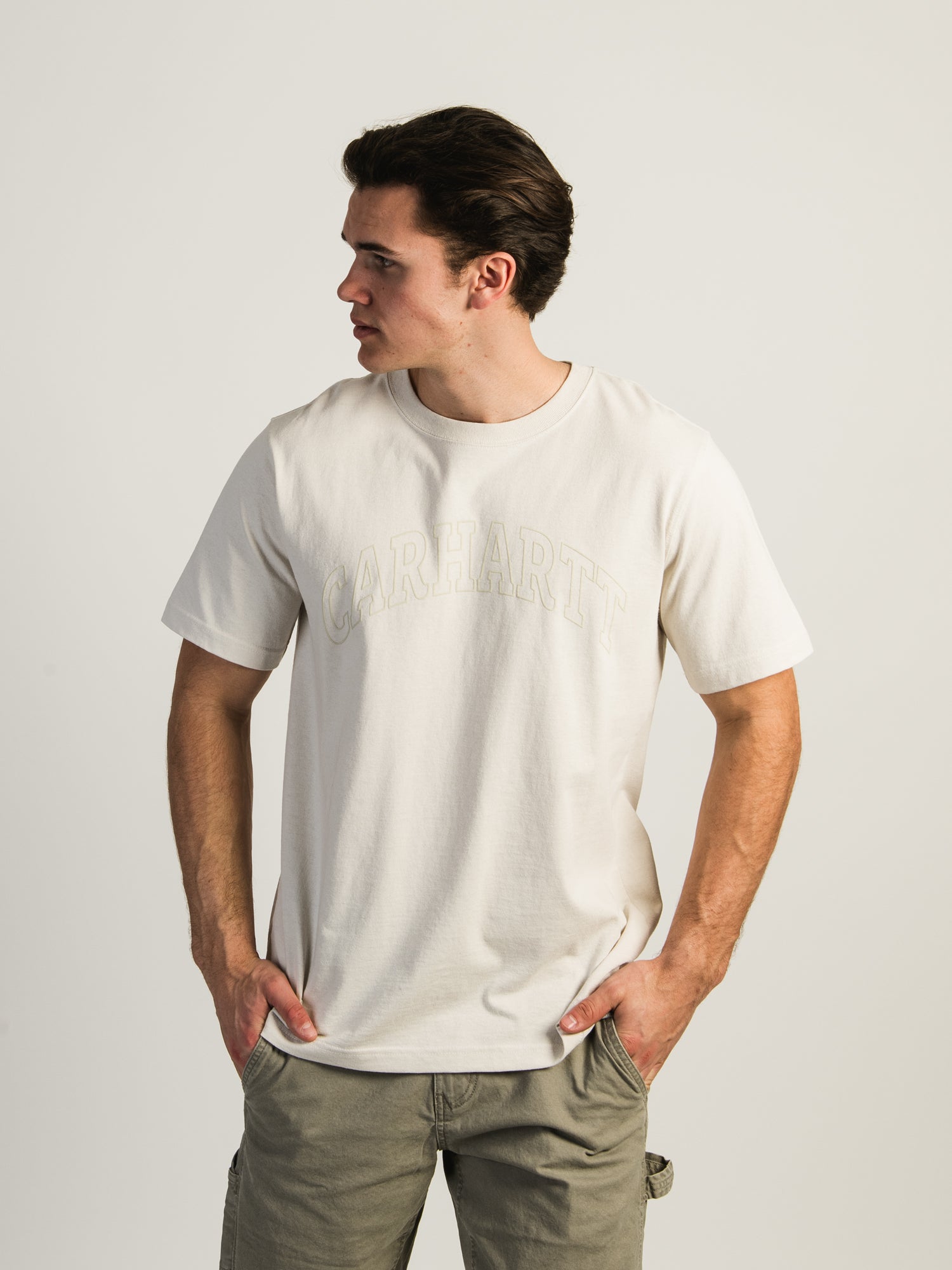 Carhartt Relaxed Fit Short Sleeve Logo Graphic T-Shirt for Men - Casual Comfort Wear for Work & Outdoor Activities