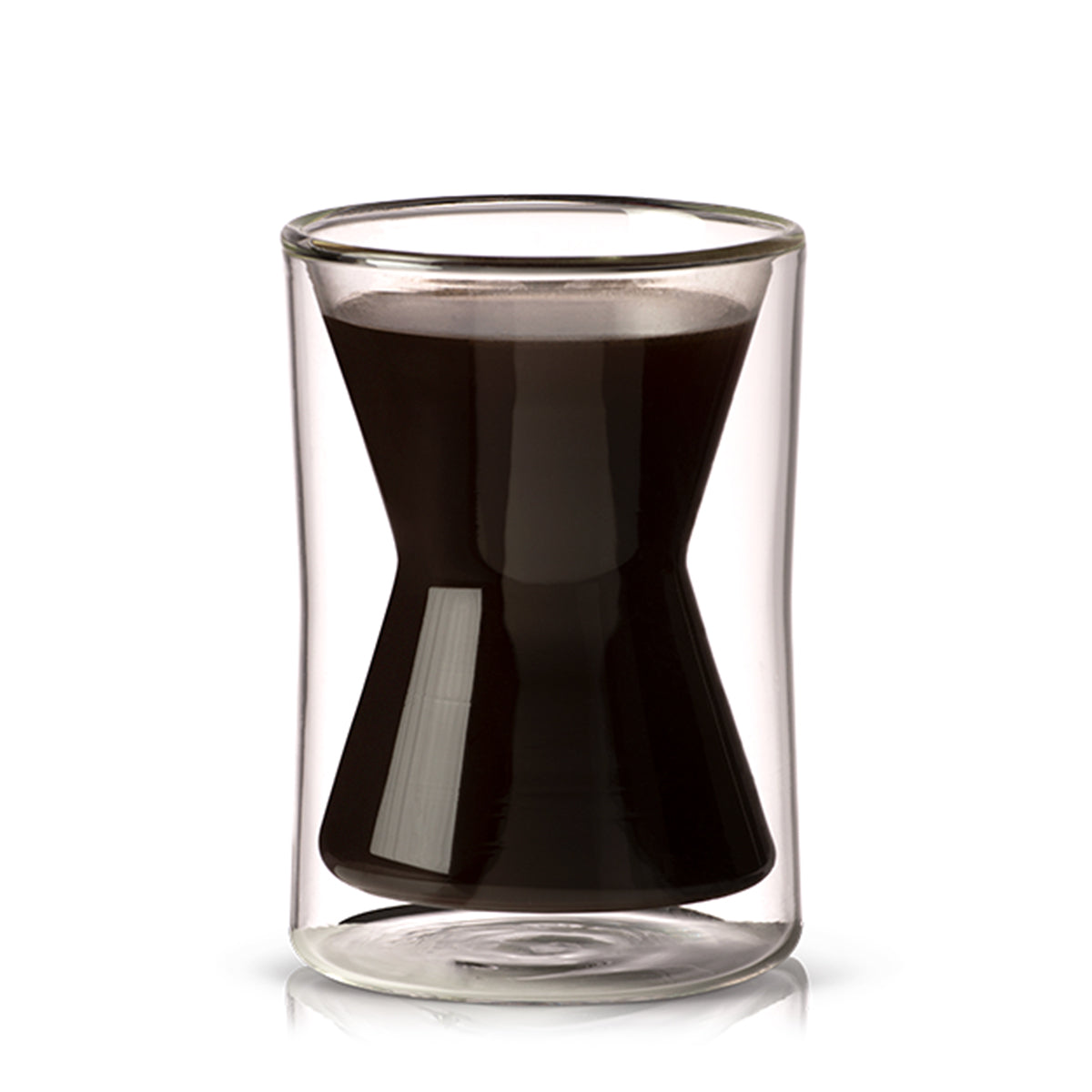 Chemex Double Walled Coffee Mug - 10 oz Insulated Glass Tumbler for Hot & Cold Drinks - Perfect for Home, Office, and Travel Use