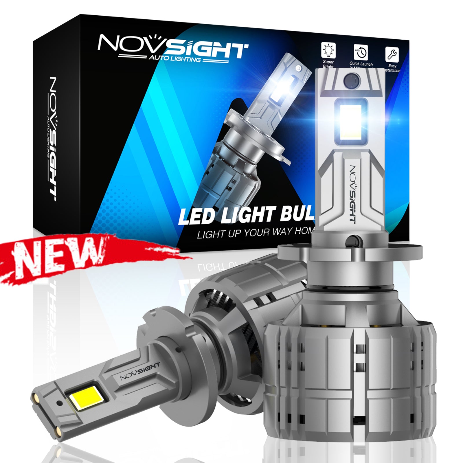 N60 Ultra Series D3S HID to LED Conversion Bulbs - Super Bright 200W 40000LM 6500K Cool White - 2 Pack - Non Plug and Play - Perfect for Car Headlight Upgrades & Night Driving Visibility