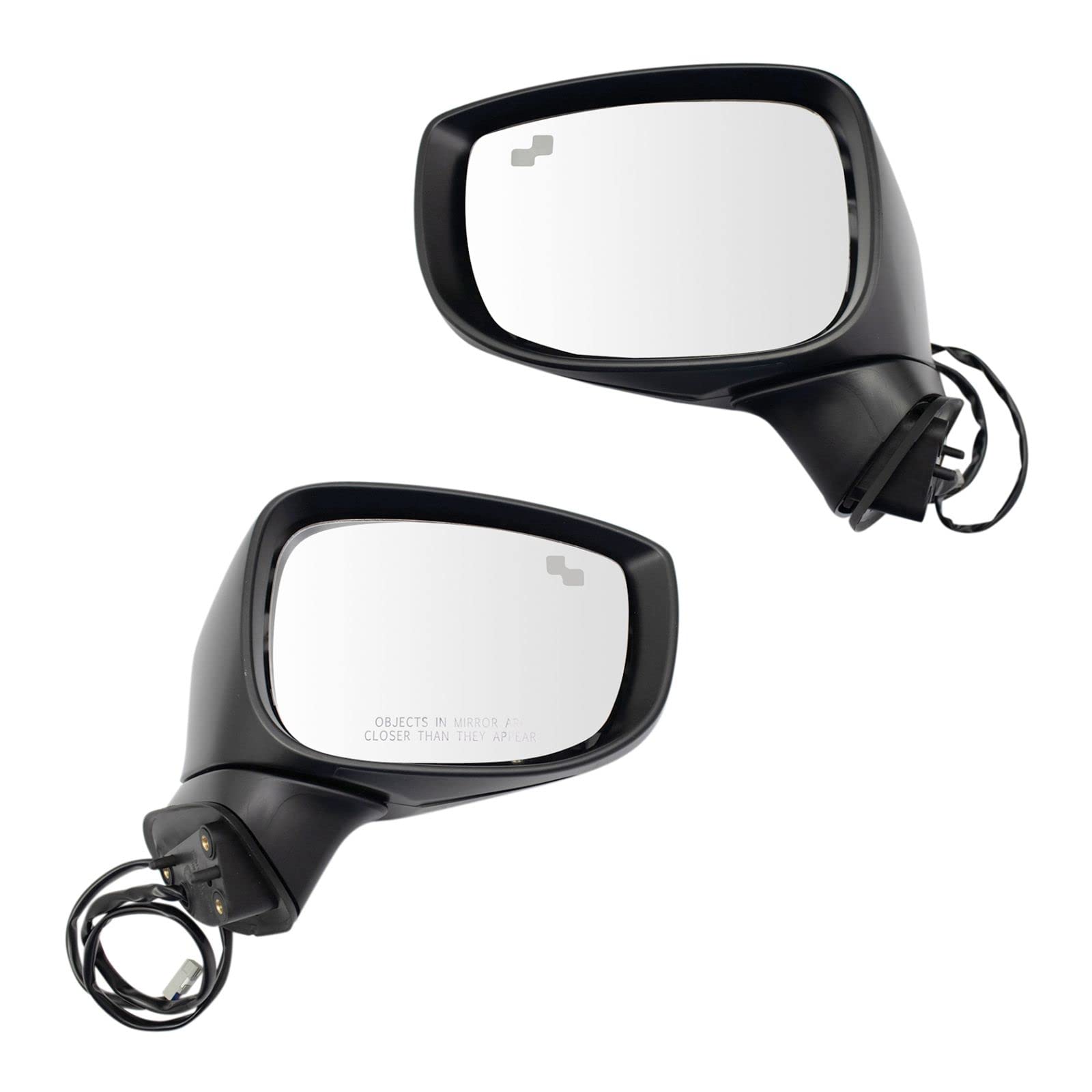 2017-2021 Mazda CX-5 Side Mirror Set - Driver & Passenger Replacement Mirrors with Blind Spot Indicator (Non-Heated) MA1320198 MA1321198 - Perfect for Parking Assistance & Lane Changing Safety