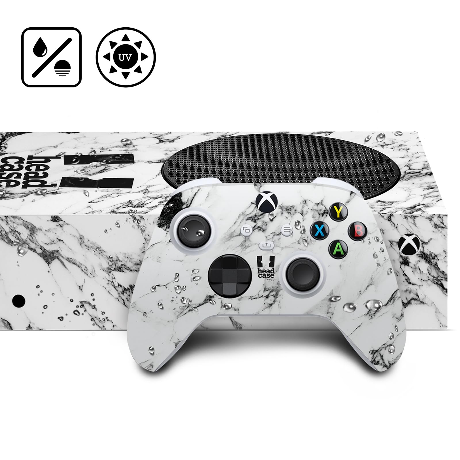 Offizielle NFL Baltimore Ravens Gaming Aufkleber – Geometrisches Muster Vinyl Haut Abziehbild Abdeckung für Xbox Series S Console – Perfekt für Gamer und Teamfans