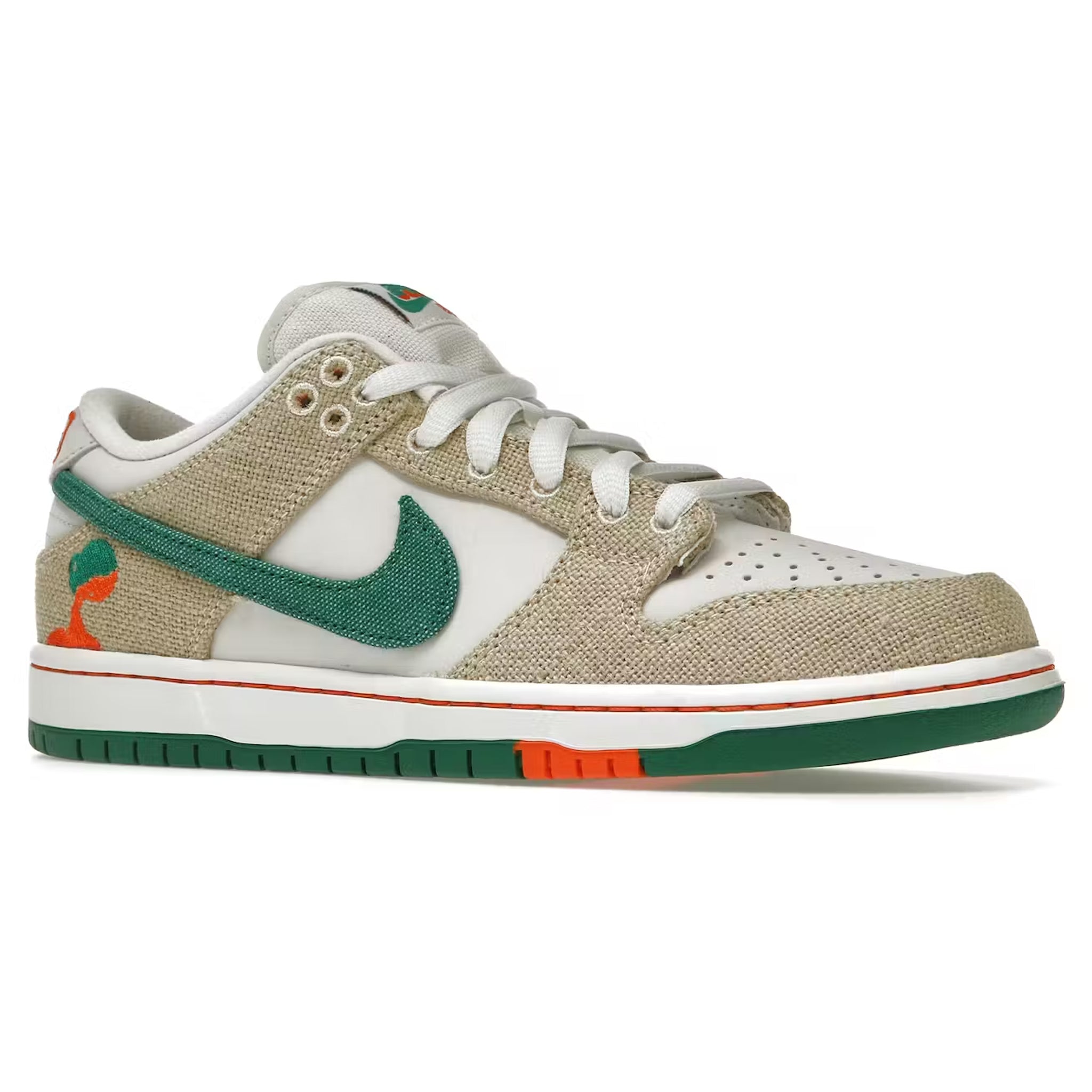 Nike SB Dunk Low Green White Sneakers - Jarritos Collaboration - Comfortable Skate Shoes for Men & Women - Perfect for Streetwear, Skateboarding & Casual Wear
