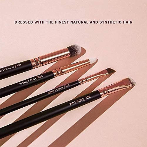 UTRUST 15-Piece Rose Gold Makeup Brush Set - Professional Cosmetic Brushes for Foundation, Blending, Eyeshadow & More - Perfect for Makeup Artists & Beauty Enthusiasts