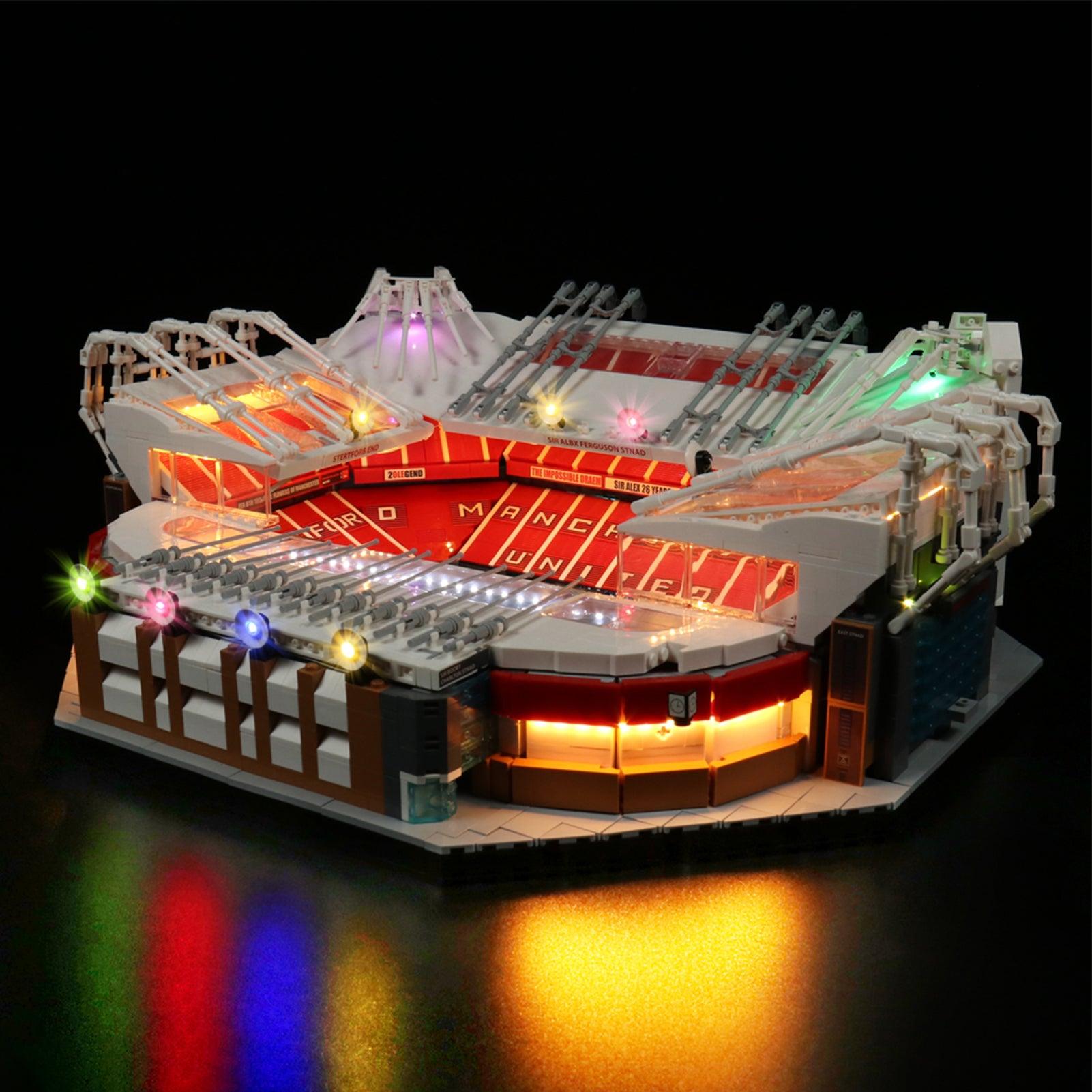 LEGO Creator Expert Old Trafford Manchester United 10272 Light Kit - LED Lighting Set for LEGO Stadium Model - Enhance Display for Home, Office & Fan Collection