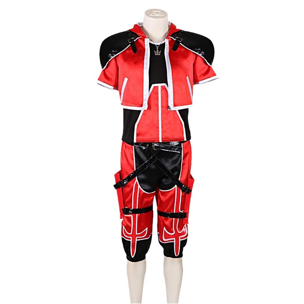 Anime Sora Cosplay Costume - Red Outfit with Jacket & Pants Set | Perfect for Halloween, Comic Con & Cosplay Events