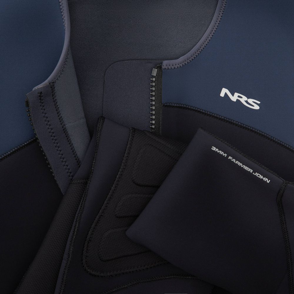 3.0mm Neoprene Men's Wetsuit for Surfing, Diving & Water Sports - Farmer John Style Full Body Warmth - Cold Water Swimming Gear