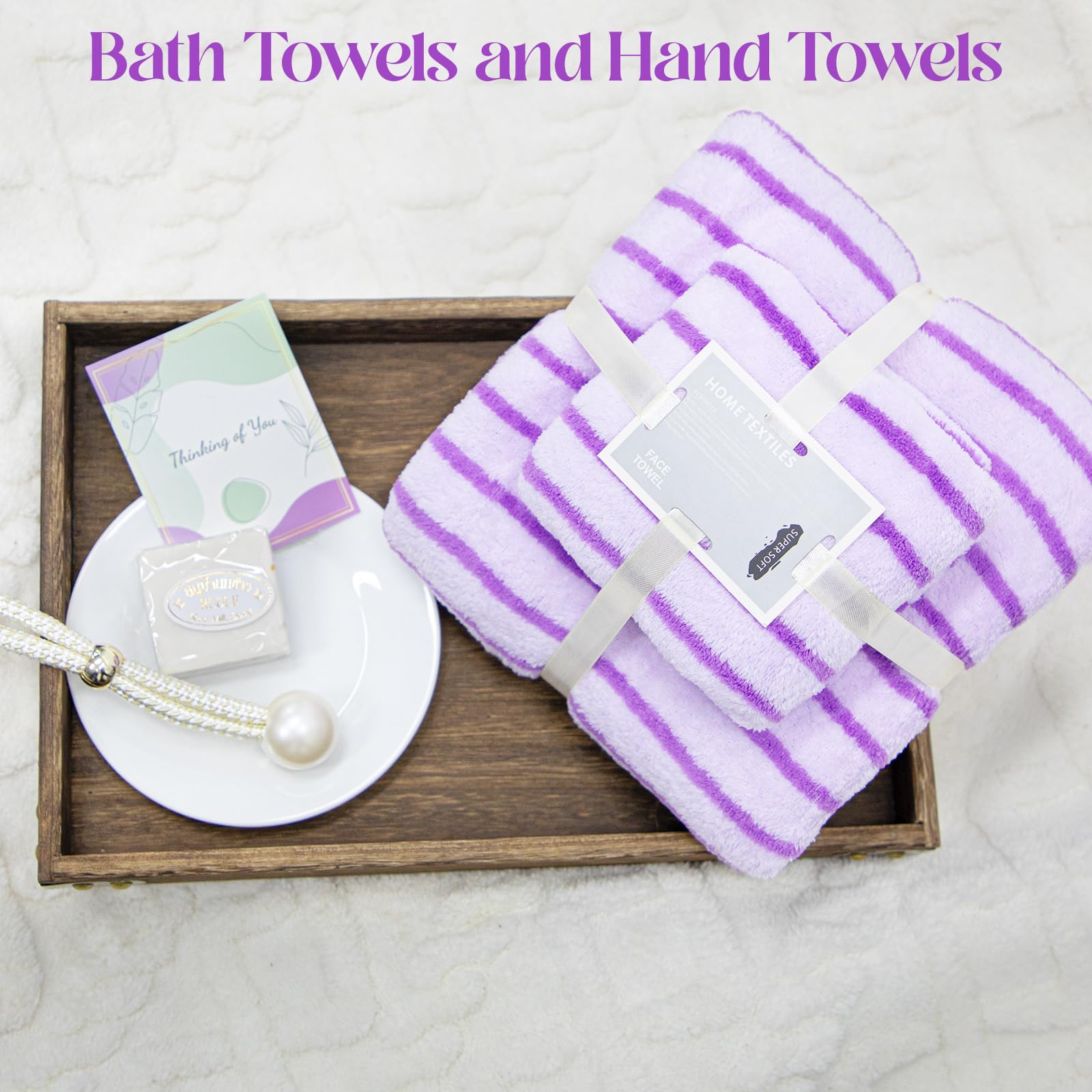 Premium Self Care Gift Basket for Women - Luxe Spa & Sympathy Gift Set with Purple Theme - Perfect for Mother's Day, Thinking of You Gifts, Relaxation & Pampering at Home