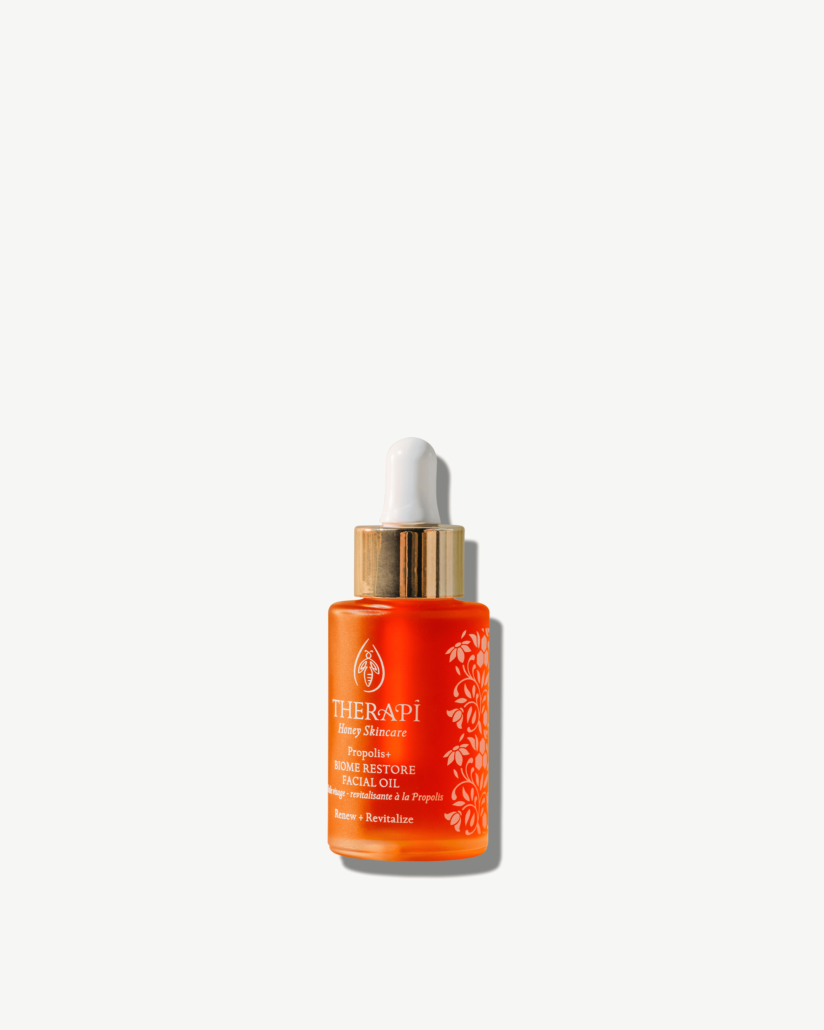 Propolis + Biome Restore Facial Oil for Glowing Skin - Organic Anti-Aging Face Treatment for Dry & Sensitive Skin - Perfect for Nighttime Skincare Routine & Daily Hydration