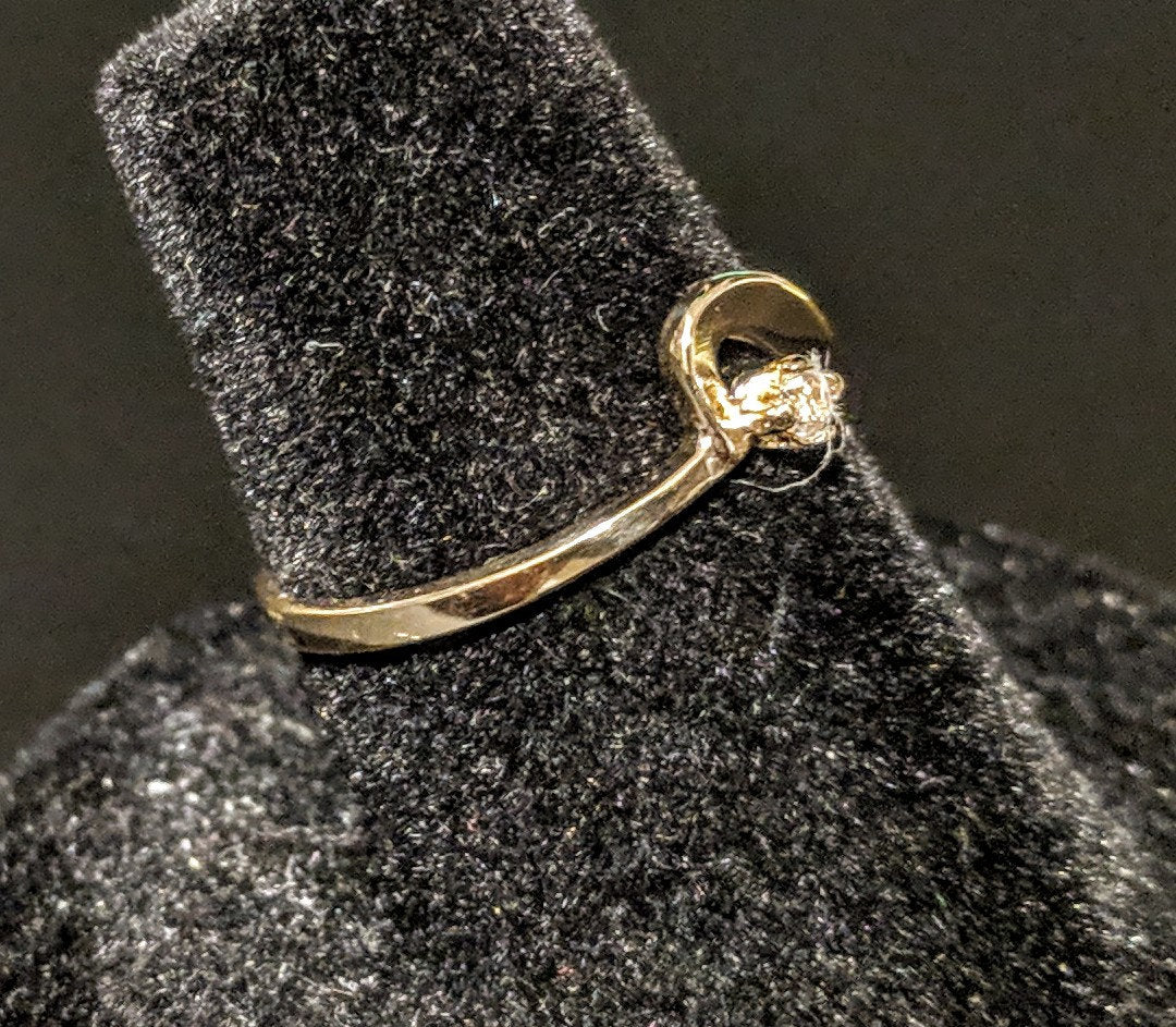 Solid Yellow or White Gold Natural Sapphire Promise Ring - Genuine Sapphire Accented Engagement Ring for Women, 14K Fine Jewelry, Petite Size | Perfect for Proposals, Anniversaries & Special Occasions