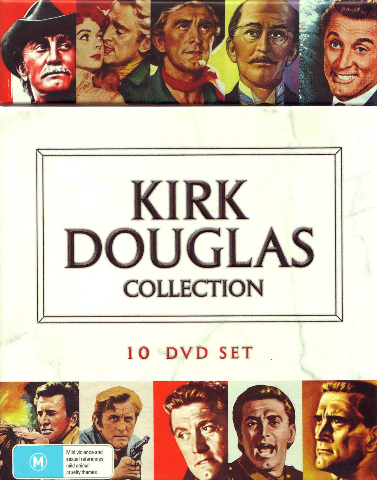 Kirk Douglas Movie Collection - 10 Classic Films on 10 DVDs | Region 4 Import (Australia) | Perfect for Movie Nights & Classic Film Enthusiasts