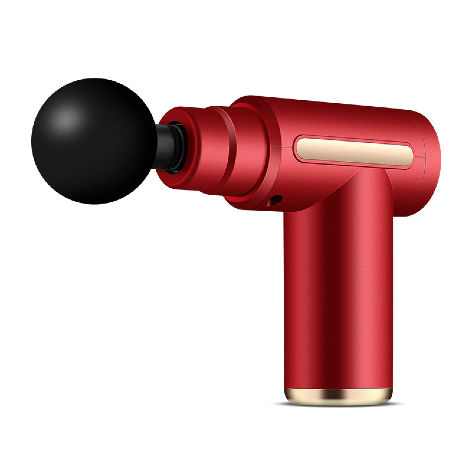 Wireless Mini Massage Gun - Deep Tissue Muscle Relaxation, Portable USB Rechargeable Fascia Gun for Neck, Back & Shoulder Pain Relief - Perfect for Home, Gym & Travel Use (Red)