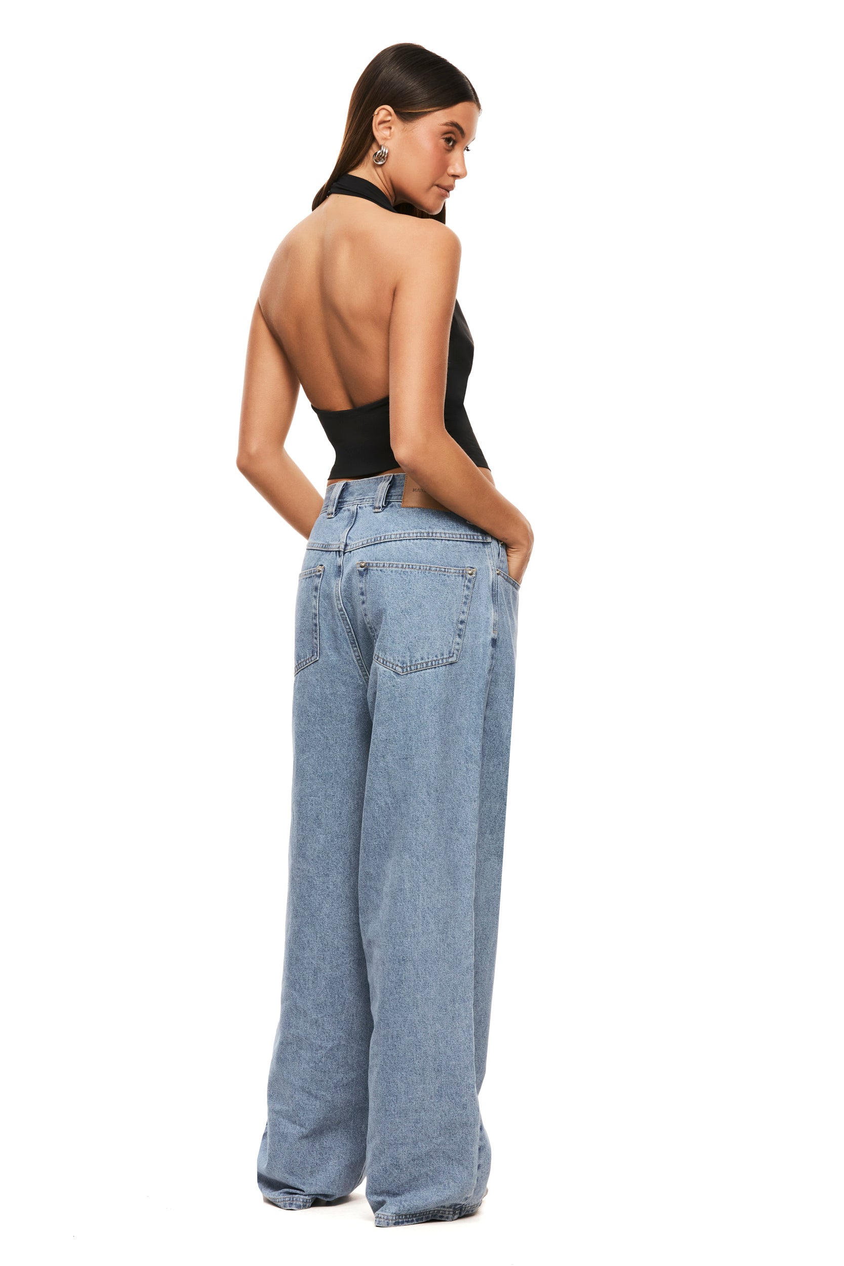 Abby Black Halter Top for Women - Sexy Sleeveless Crop Top for Summer, Beach, and Night Out
