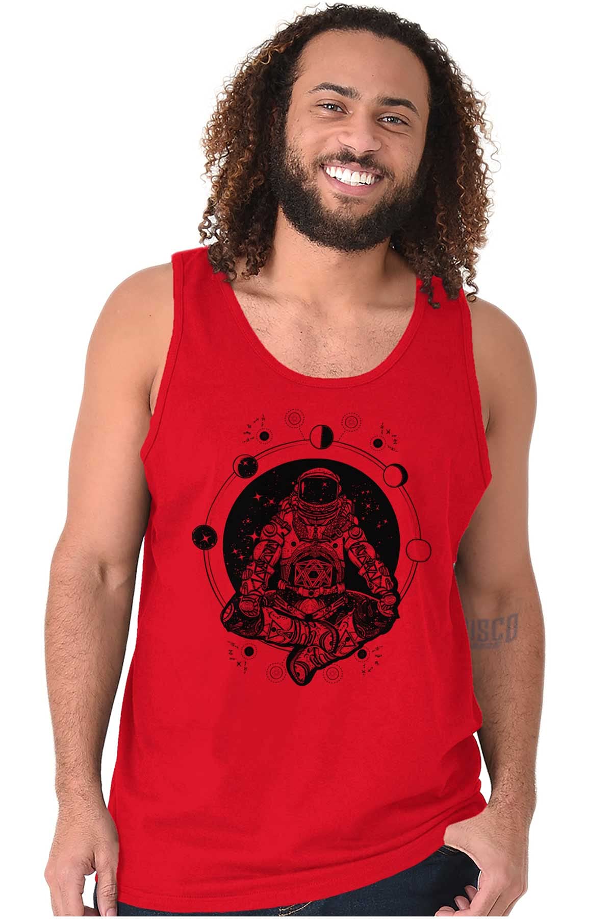 Cosmos Astronaut Space Themed Stylish Tank Top T-Shirt for Men & Women - Perfect for Space Enthusiasts, Sci-Fi Fans, and Casual Wear