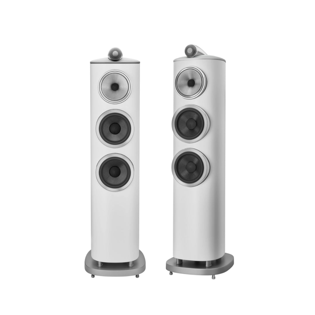 Bowers & Wilkins 804 D4 Premium Floor Standing Speakers (Pair) - High-End Audio for Home Theater & Music Listening