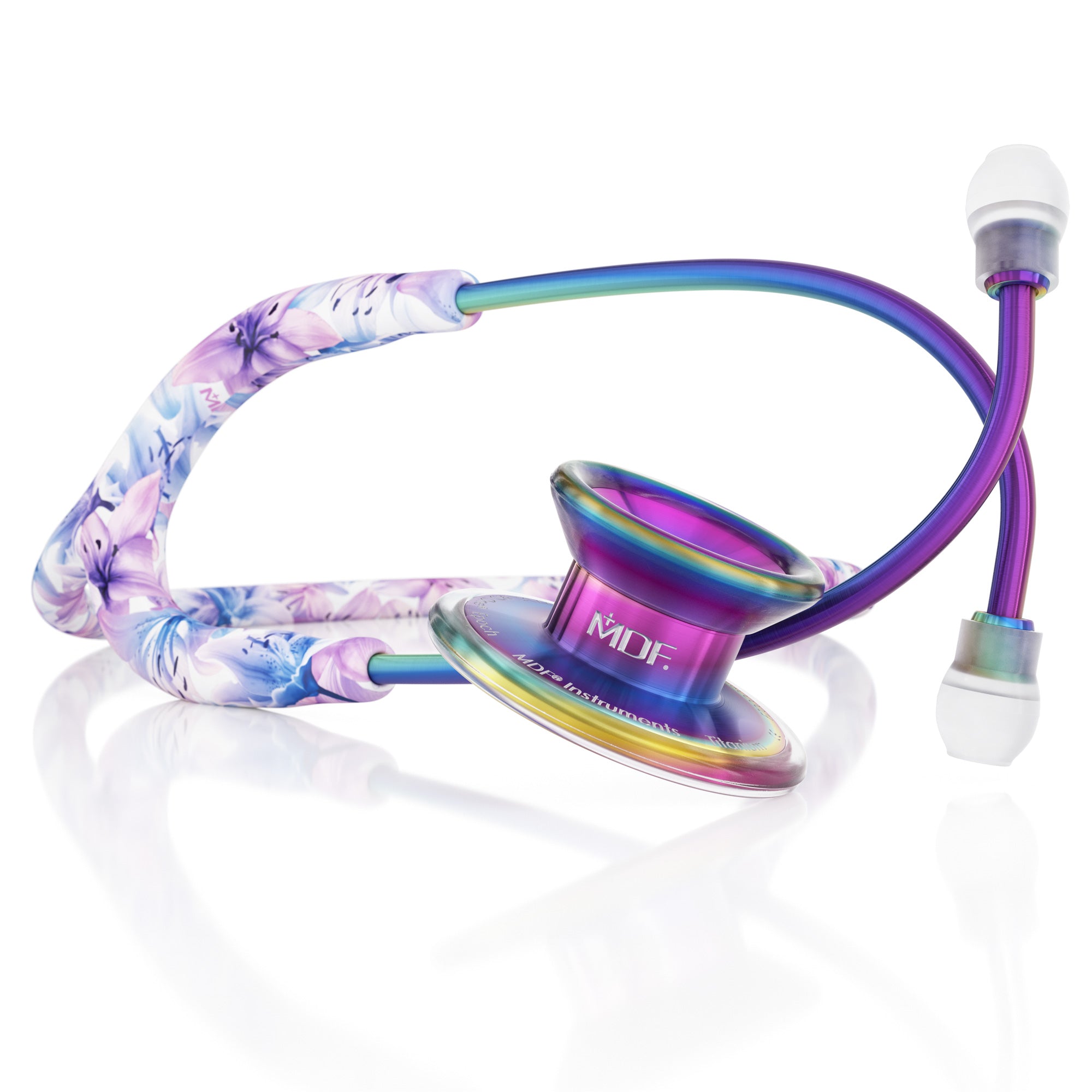 MD One® Epoch® Titanium Adult Stethoscope - Premium Medical Diagnostic Tool for Doctors & Nurses - Ideal for Hospital, Clinic & Home Healthcare Use