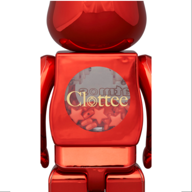 Be@rbrick x Atmos x Clottee 400% & 100% Limited Edition Collectible Figure (2023) - Rare Designer Toy for Display, Gift, and Anime Collection