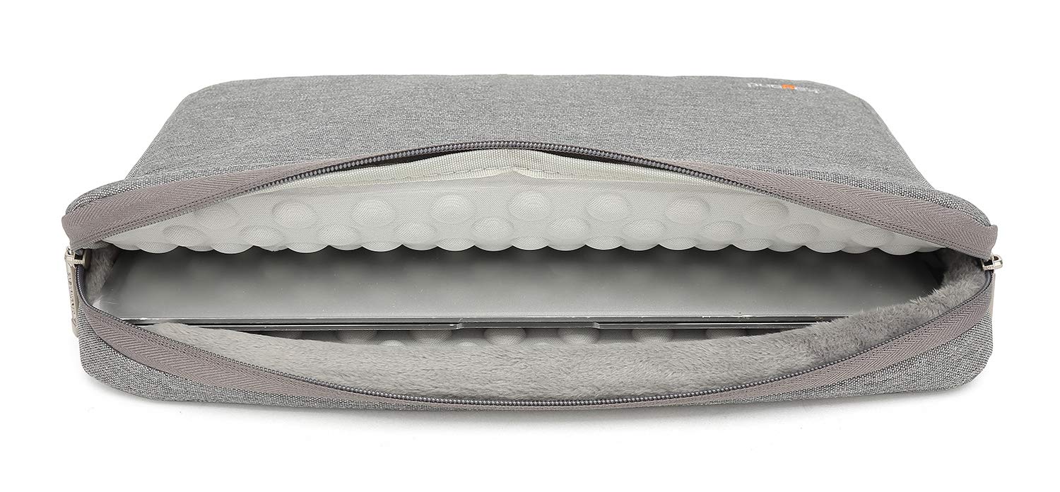 360° Protective 15-16 Inch Laptop Sleeve Case for MacBook Pro 15.4 (2012-2016) & MacBook Pro 16 | Water Resistant Notebook Bag with Shockproof Padding | Perfect for Travel, Office & School Use - Gray