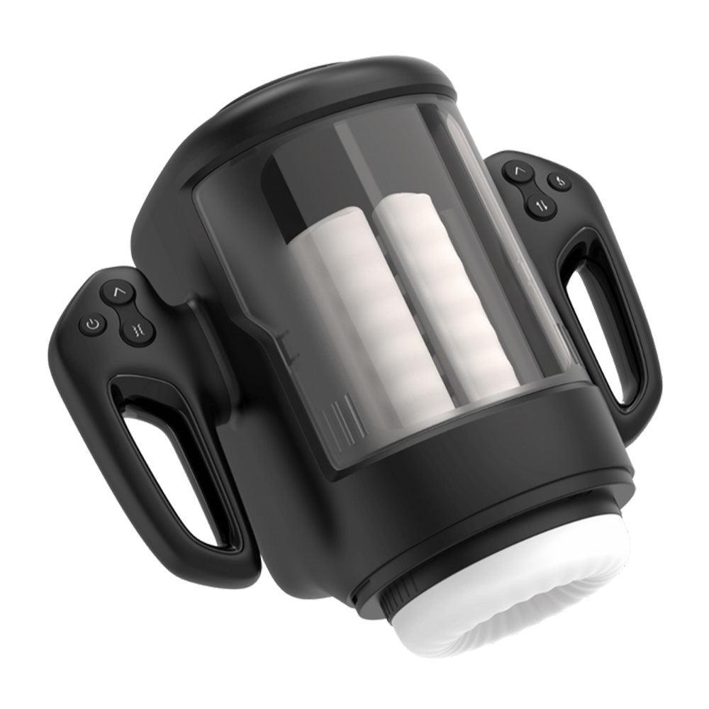 Amovibe Game King Automatic Male Masturbator with Vibration & Heating - Perfect for Solo Play & Stress Relief