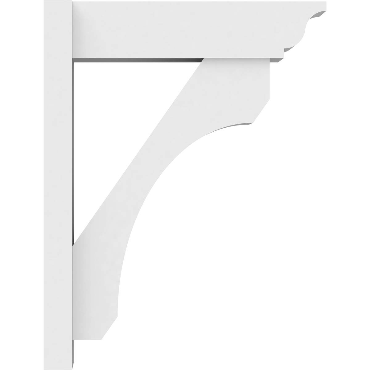 Ekena Millwork OUTP07X20X26LEC01 Legacy Architectural Grade PVC Outlooker with Traditional Ends - 7