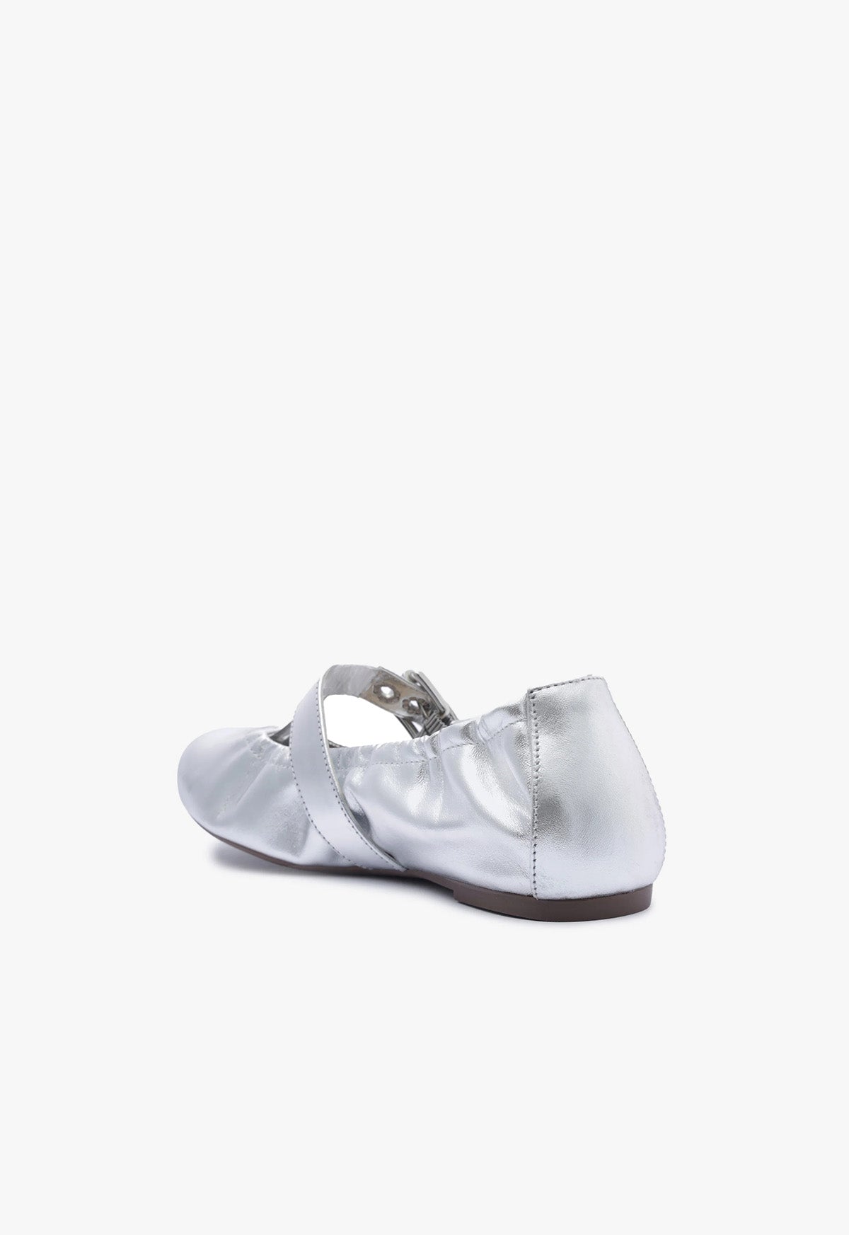 Calita Metallic Leather Women's Flats - Comfortable & Stylish Ballet Shoes for Work, Casual Outfits & Everyday Wear