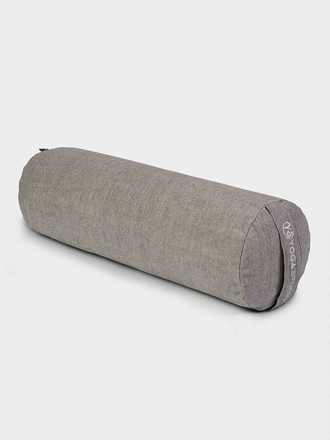 Organic Buckwheat Meditation Bolster Cushion for Yoga & Zen - Two-Tone Yoga Pillow for Home Studio, Meditation & Relaxation - Perfect for Yoga Practice, Zen Meditation & Stress Relief