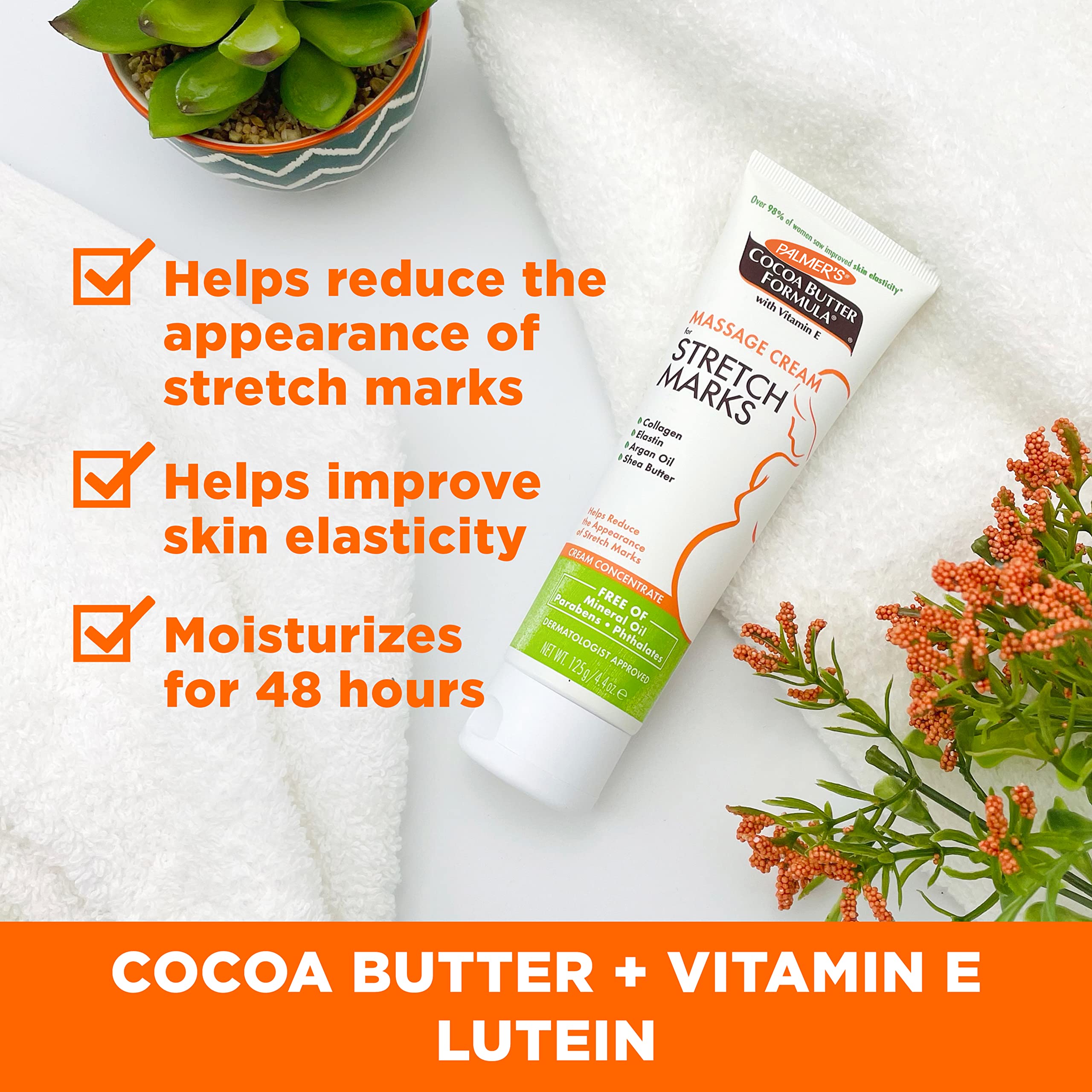 **Palmer's Cocoa Butter Formula Pregnancy Skin Care Kit – Stretch Marks & Scars Treatment, Dermatologist Approved, 4-Piece Full-Size Set – Perfect Gift for Expecting Moms, Ideal for Prenatal & Postpartum Care**