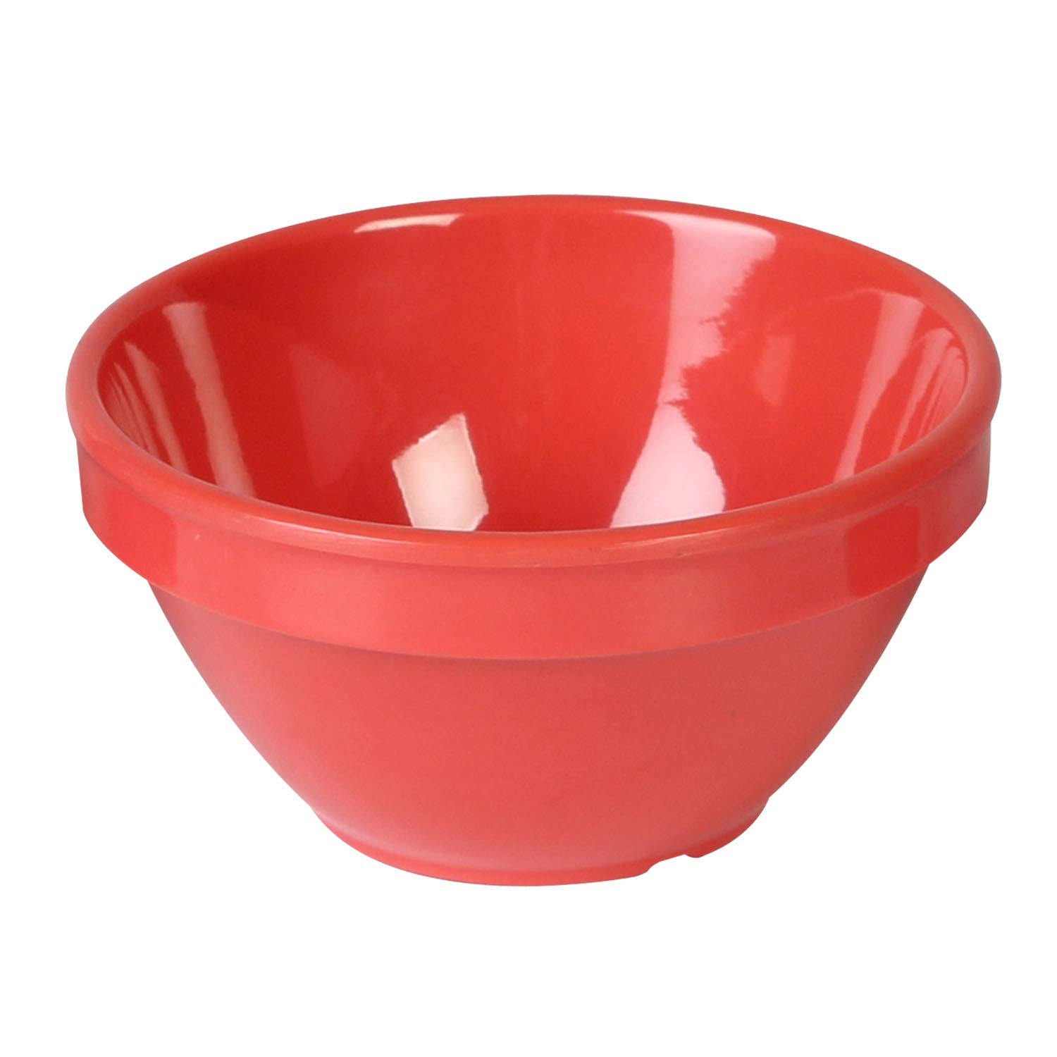 Premium Orange Melamine Bouillon Cups - 4.25 Inch, 8 oz (Set of 12) - Durable & Lightweight Dinnerware for Restaurants, Picnics, and Outdoor Dining