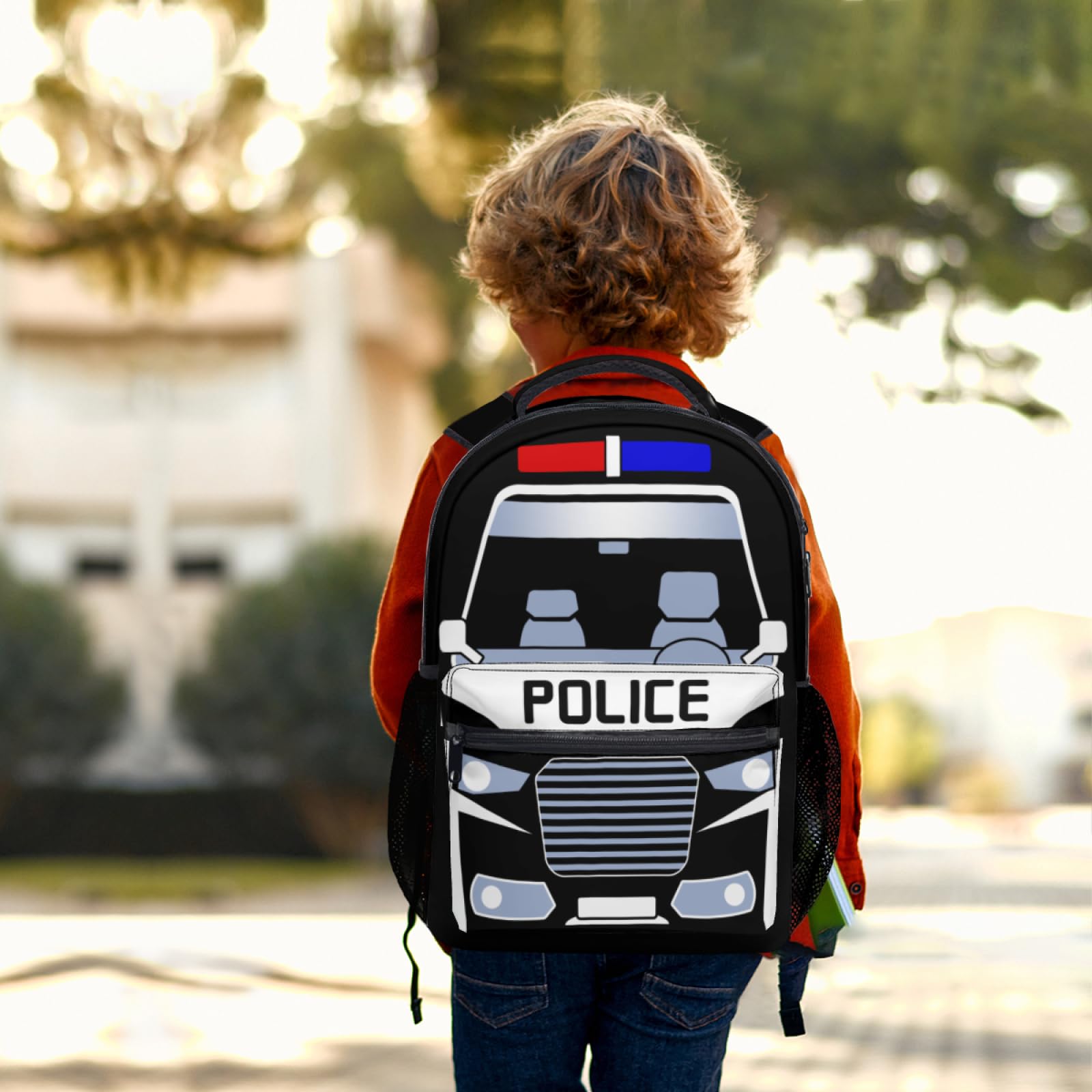 Police Car Backpack 17