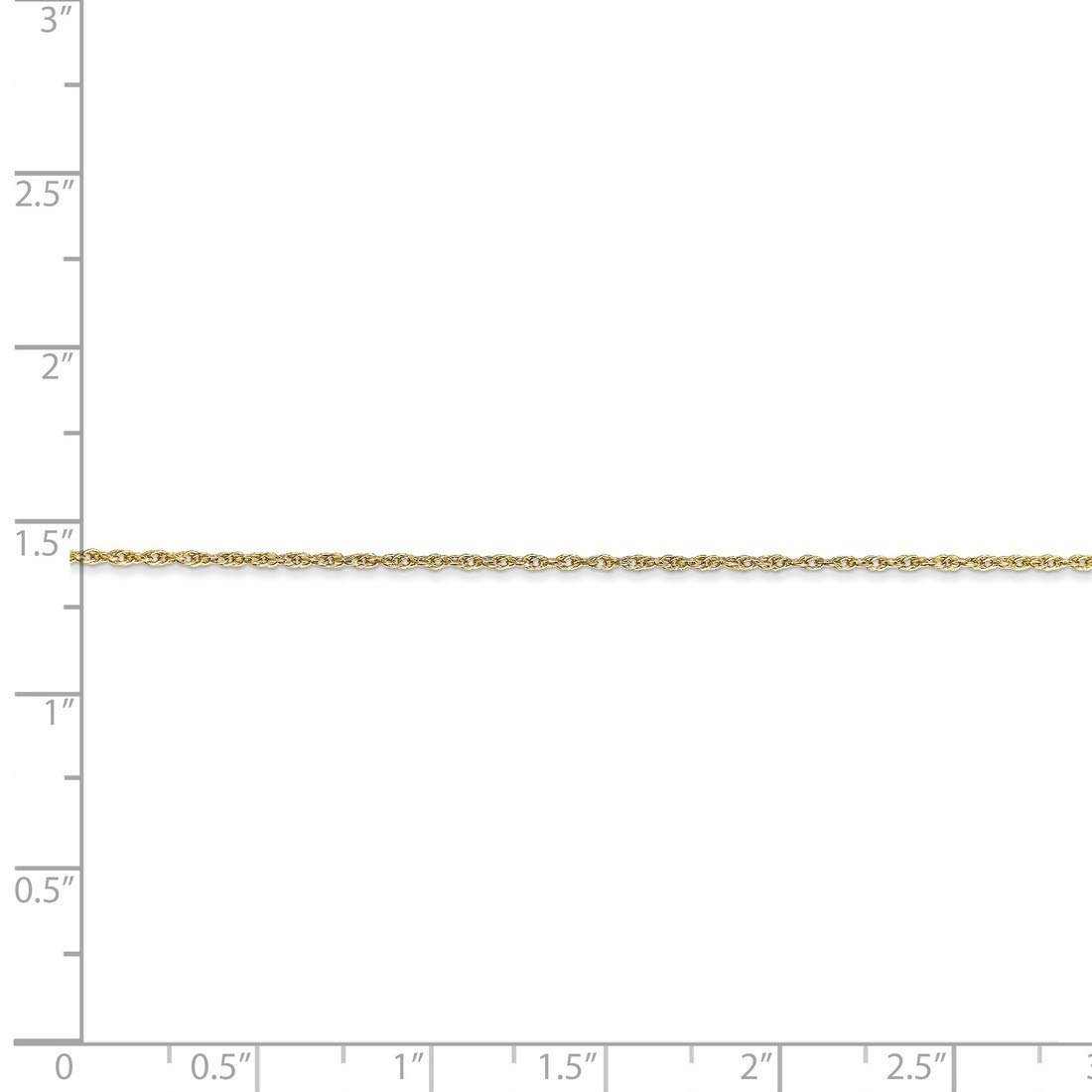 10K Yellow Gold Solid Petite Pendant Rope Chain Necklace for Women - Dainty & Elegant Jewelry Gift for Birthday, Anniversary & Special Occasions