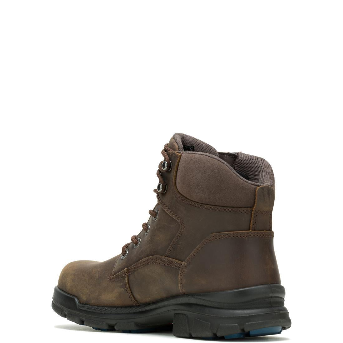 DuraShocks® SR Icon 6 CarbonMax® Work Boots for Men - Dark Brown Safety Shoes with Steel Toe, Slip Resistant & Electrical Hazard Protection - Ideal for Construction, Warehouse & Industrial Work