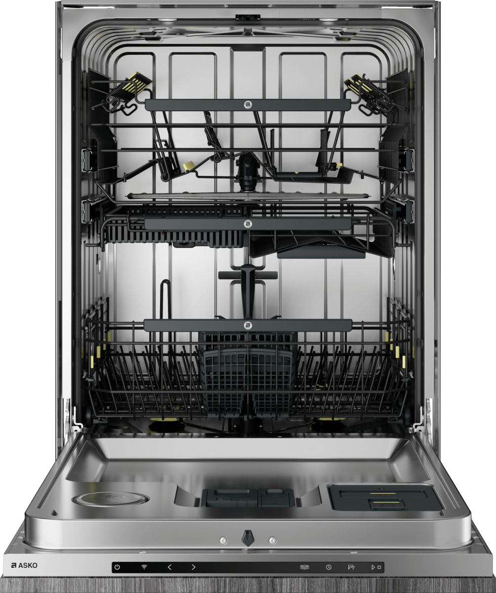 Asko DFI776XXLSOF Built-in Dishwasher - 24 Inch Stainless Steel Panel, Ultra Quiet Operation, Energy Star Certified - Perfect for Modern Kitchens and Open-Concept Living Spaces
