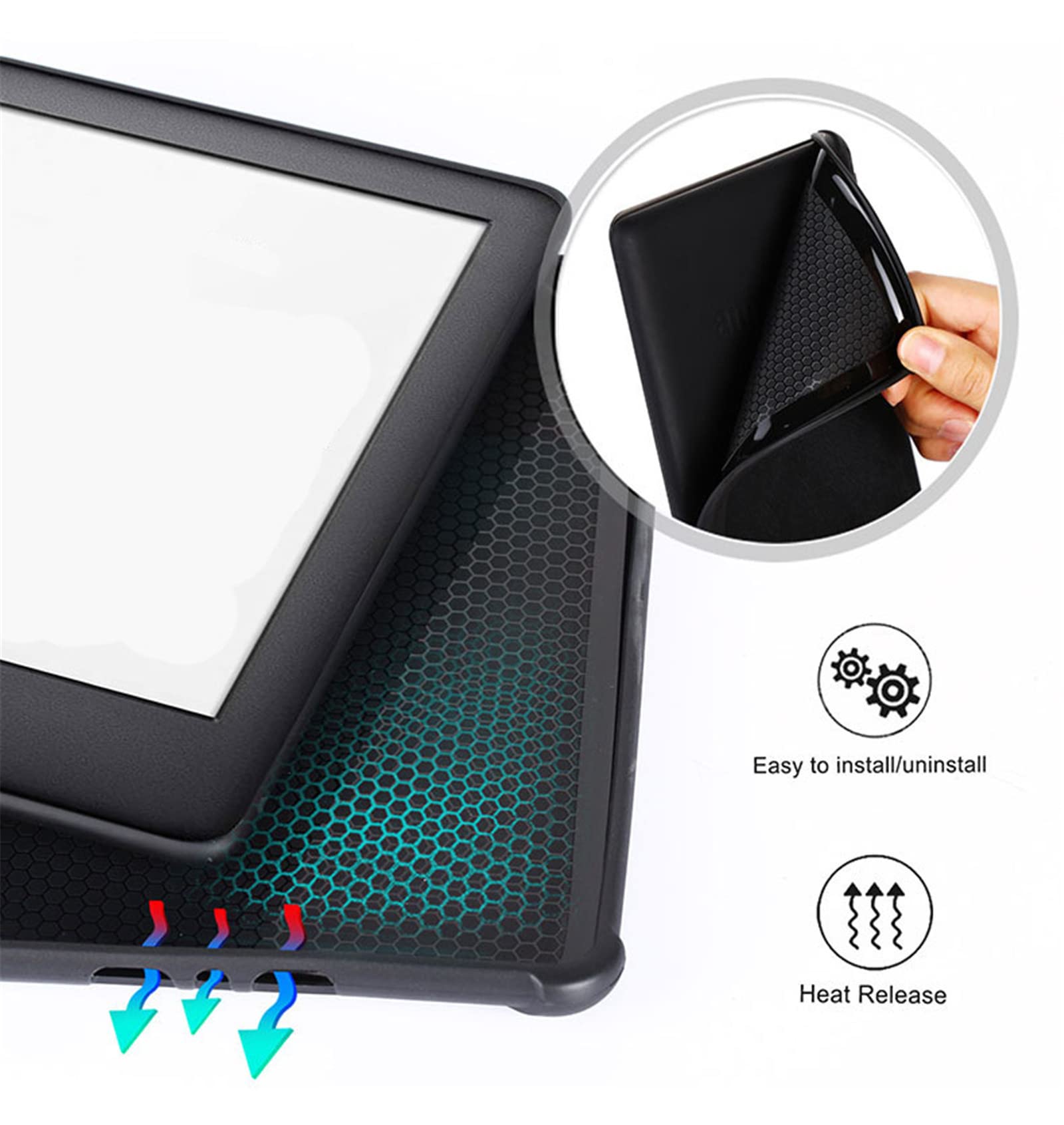 Enoxboo Protective Case for Kindle Paperwhite (Model EY21 & DP75SDI) - Lightweight Cover Compatible with Pre-2018 Kindle Paperwhite Generations (Excludes 7th Gen) - Perfect for Reading, Travel & Daily Use